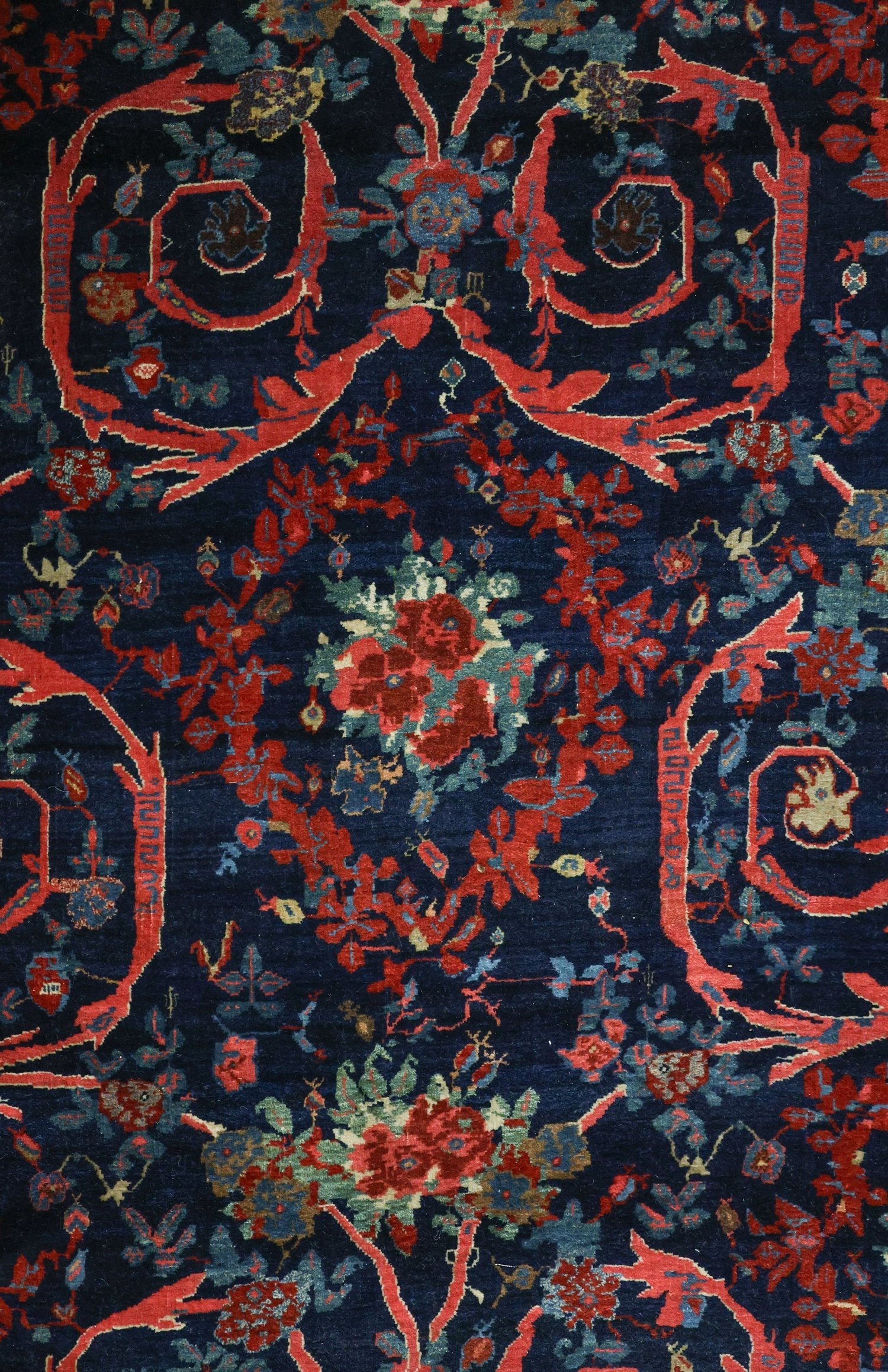 Antique Mustafi Bijar Handwoven Traditional Persian Rug - J70083 - Perfect for Living Room, Bedroom & Home Decor