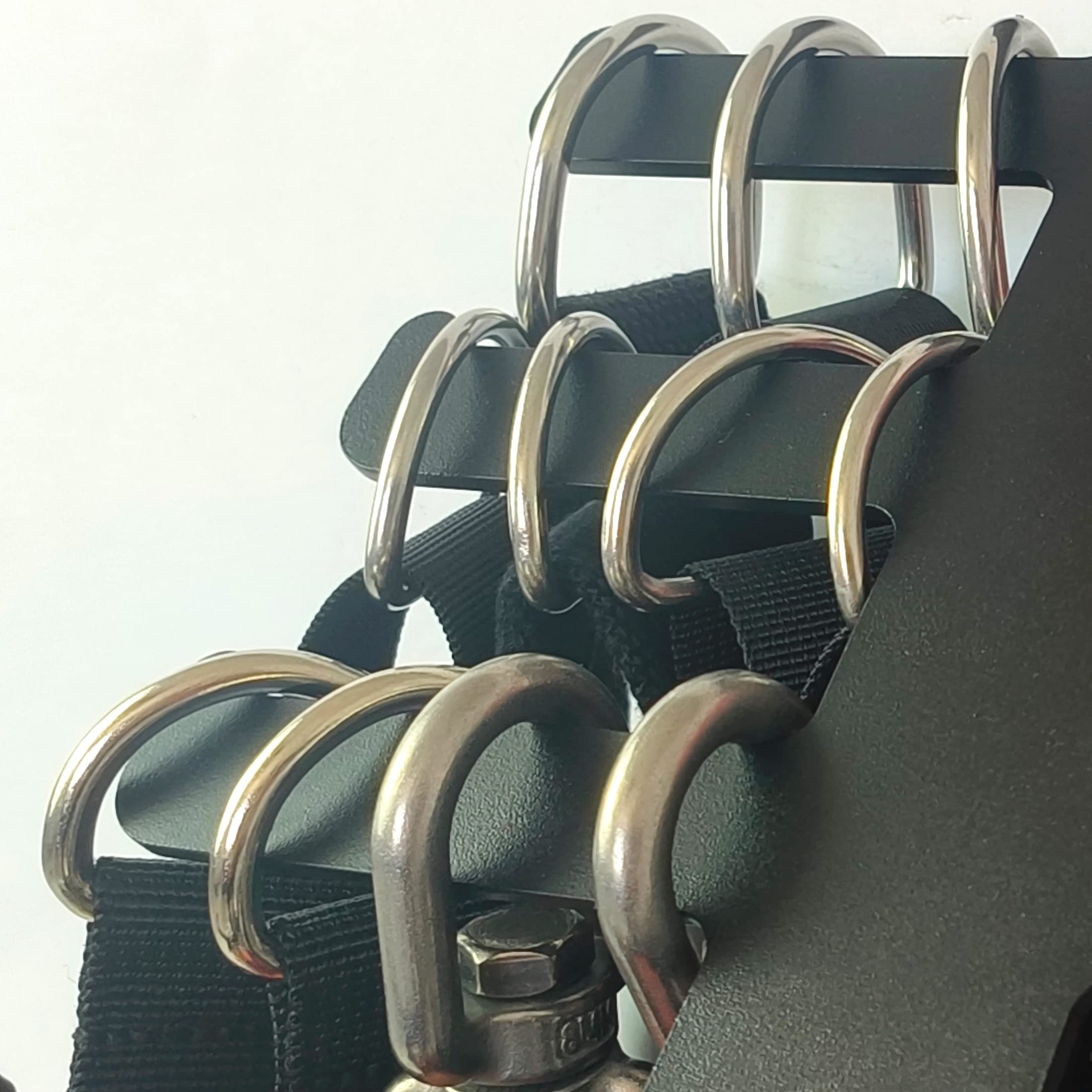 Upgraded Gym Storage Resistance Band Rack - Wall Mounted Home Gym Equipment Organizer for Resistance Bands Accessories | Perfect for Home Workouts, CrossFit Training & Garage Gym Organization