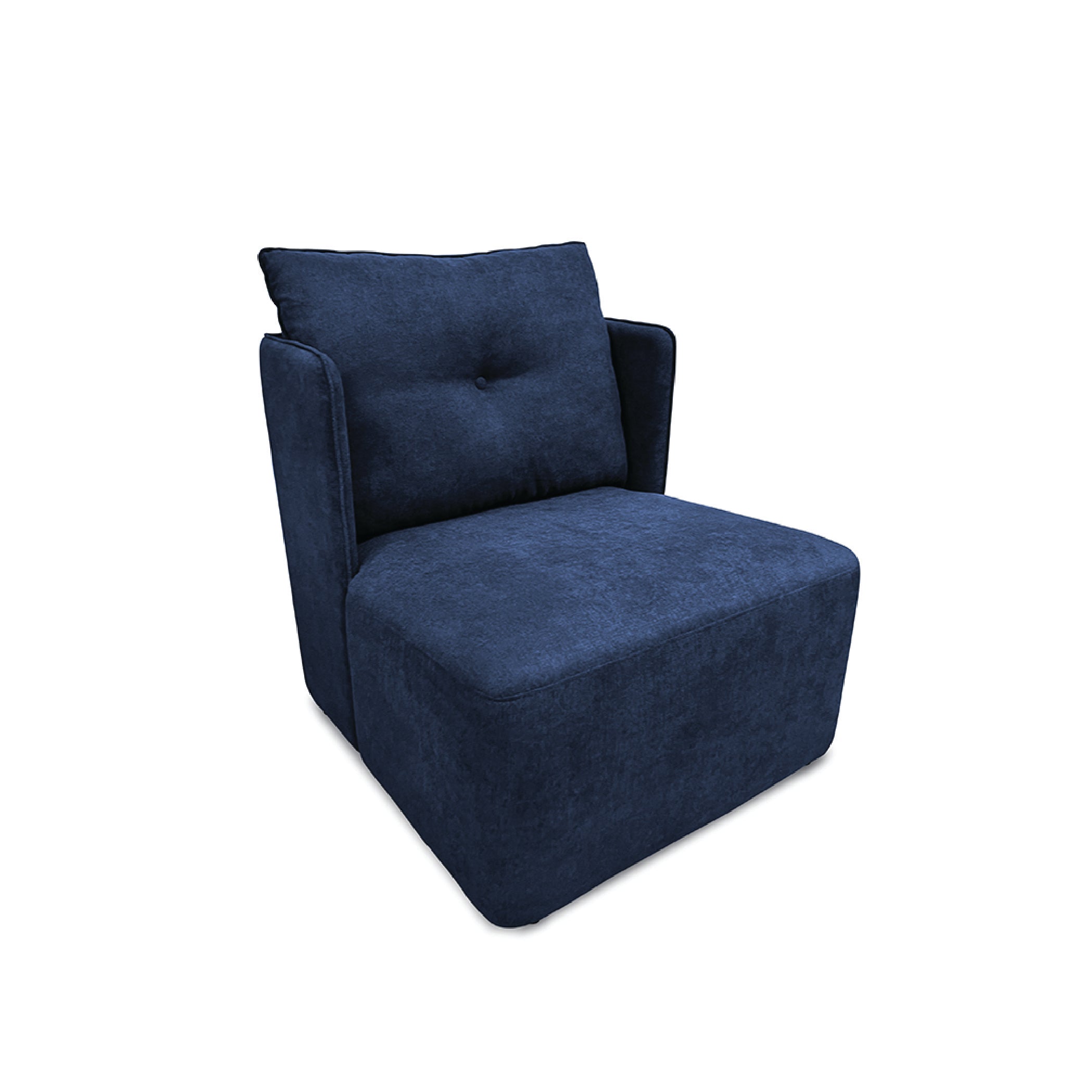 Beth Armchair - Modern Accent Chair for Living Room, Bedroom & Office - Comfortable Upholstered Lounge Chair with Sturdy Wooden Legs