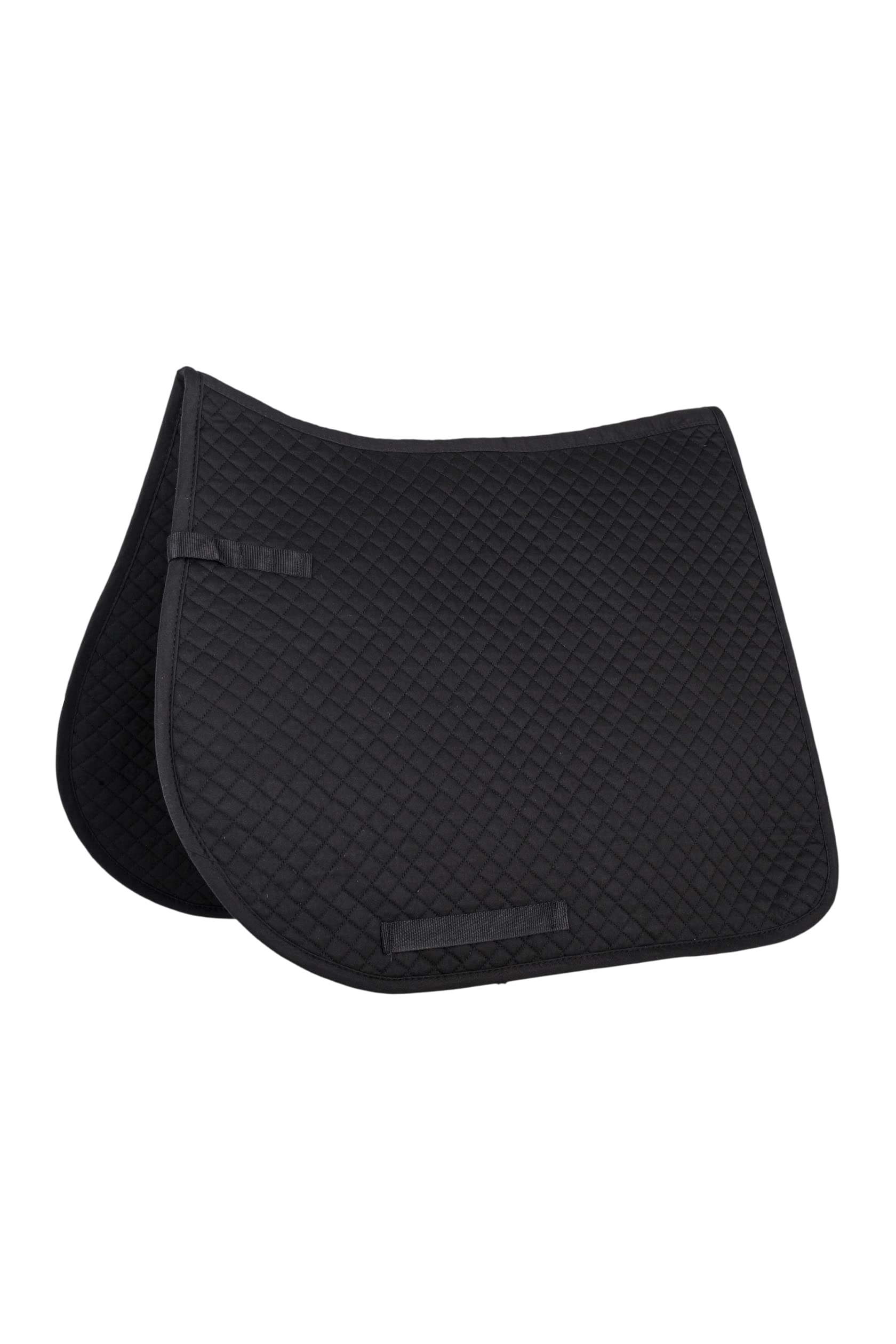 HKM Small Quilted Saddle Cloth - Versatile Horse Riding Pad for English & Western Equestrian Training, Shows & Competitions