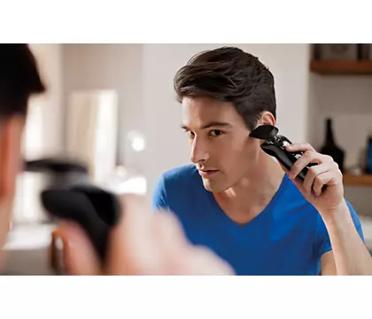 Philips Series 9000 Wet & Dry Electric Shaver for Men - Rechargeable Cordless Razor with SmartClick Precision Trimmer, Perfect for Travel & Daily Shaving at Home or Gym