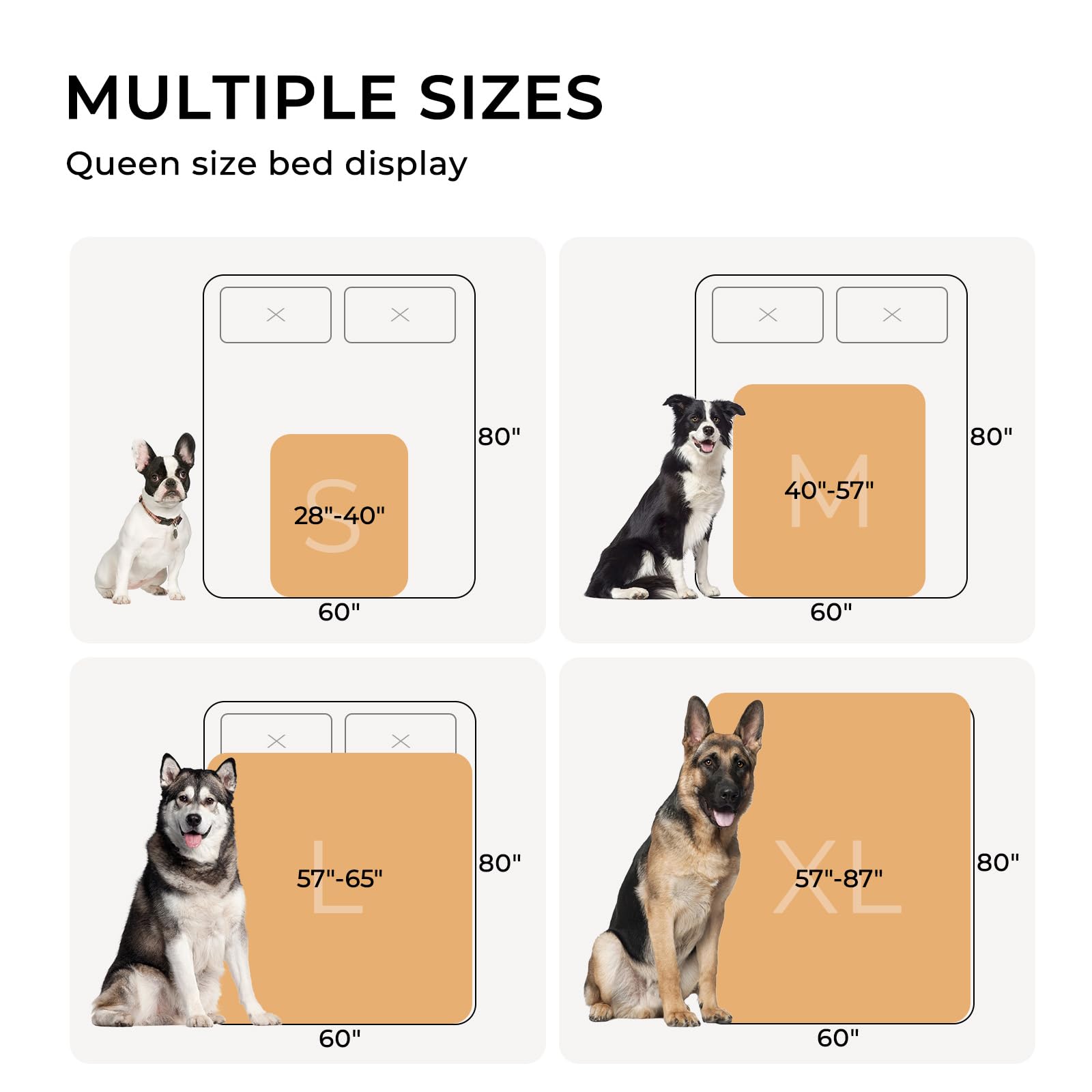 Waterproof Pet Blanket for Dogs - Washable, Reversible, Large (85