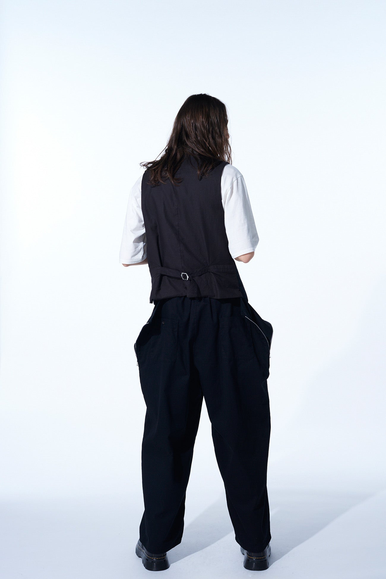 **Cotton Twill Drawstring Wide Leg Pants with Side Zip Pockets - Comfortable Casual Pants for Women, Lounge Wear, Travel & Everyday Outfits**