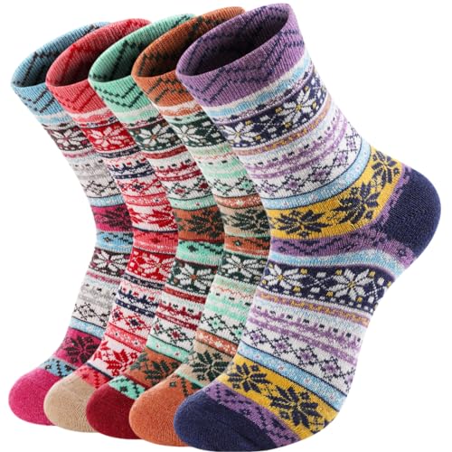 5 Pairs Snowflake