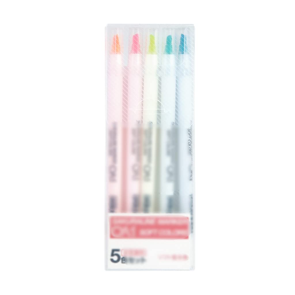Vibrant Water-Based Gel Highlighter Marker Pens Set - 12 Fluorescent Colors for Student Notes, Office Work & Study Essentials - Quick-Drying, Non-Bleed Ink for Books, Planners & Journals