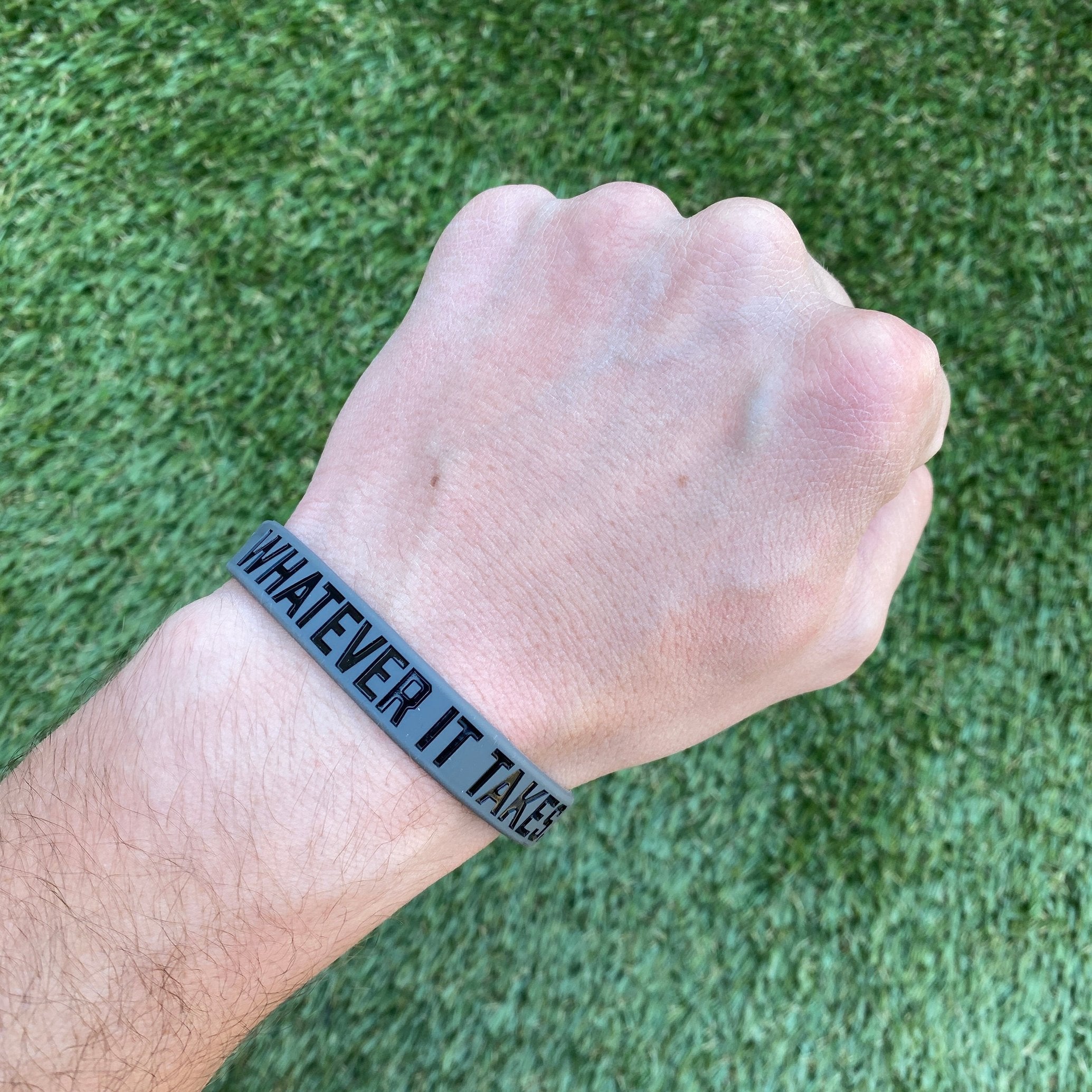 Whatever It Takes Motivational Wristband - Inspirational Silicone Bracelet for Men & Women - Gym, Workout, Sports, Daily Encouragement