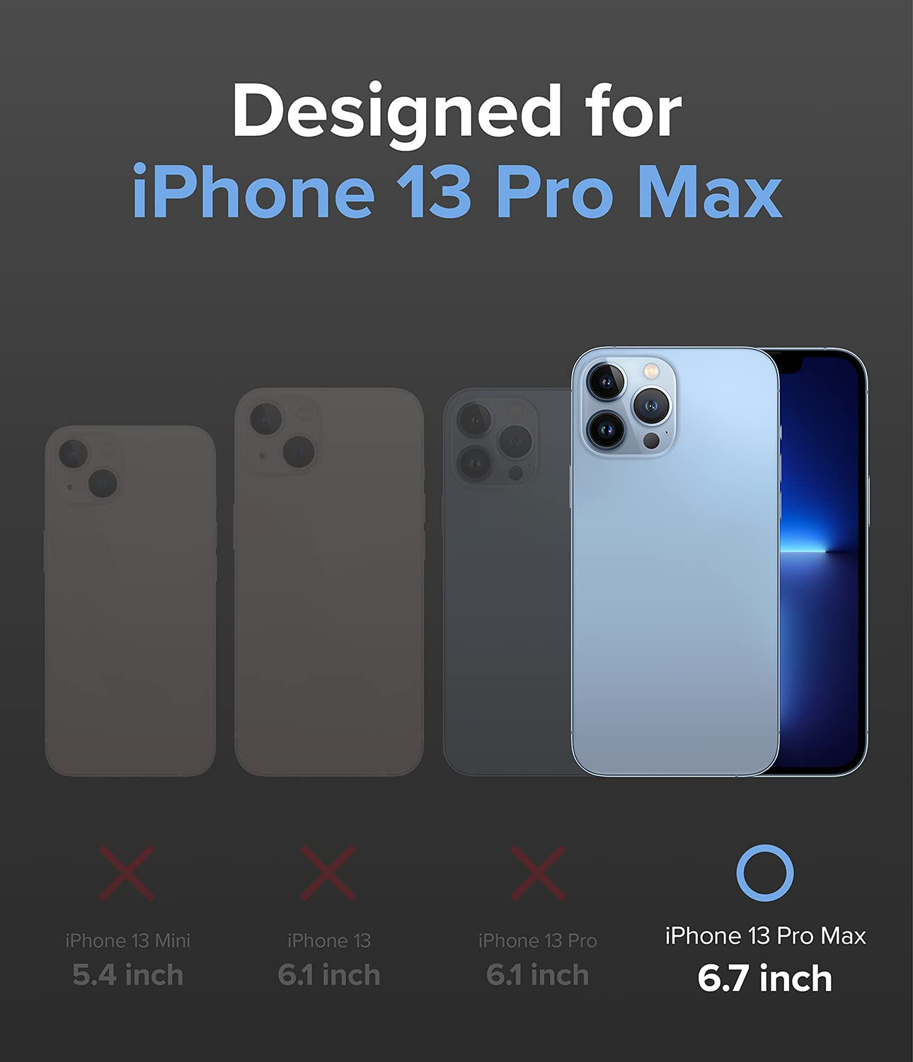 Ringke Onyx Shockproof Case for iPhone 13 Pro Max - Rugged TPU Bumper with Non-Slip Silk Print Design | Graffiti Style Protective Phone Cover for Outdoor, Work & Daily Use