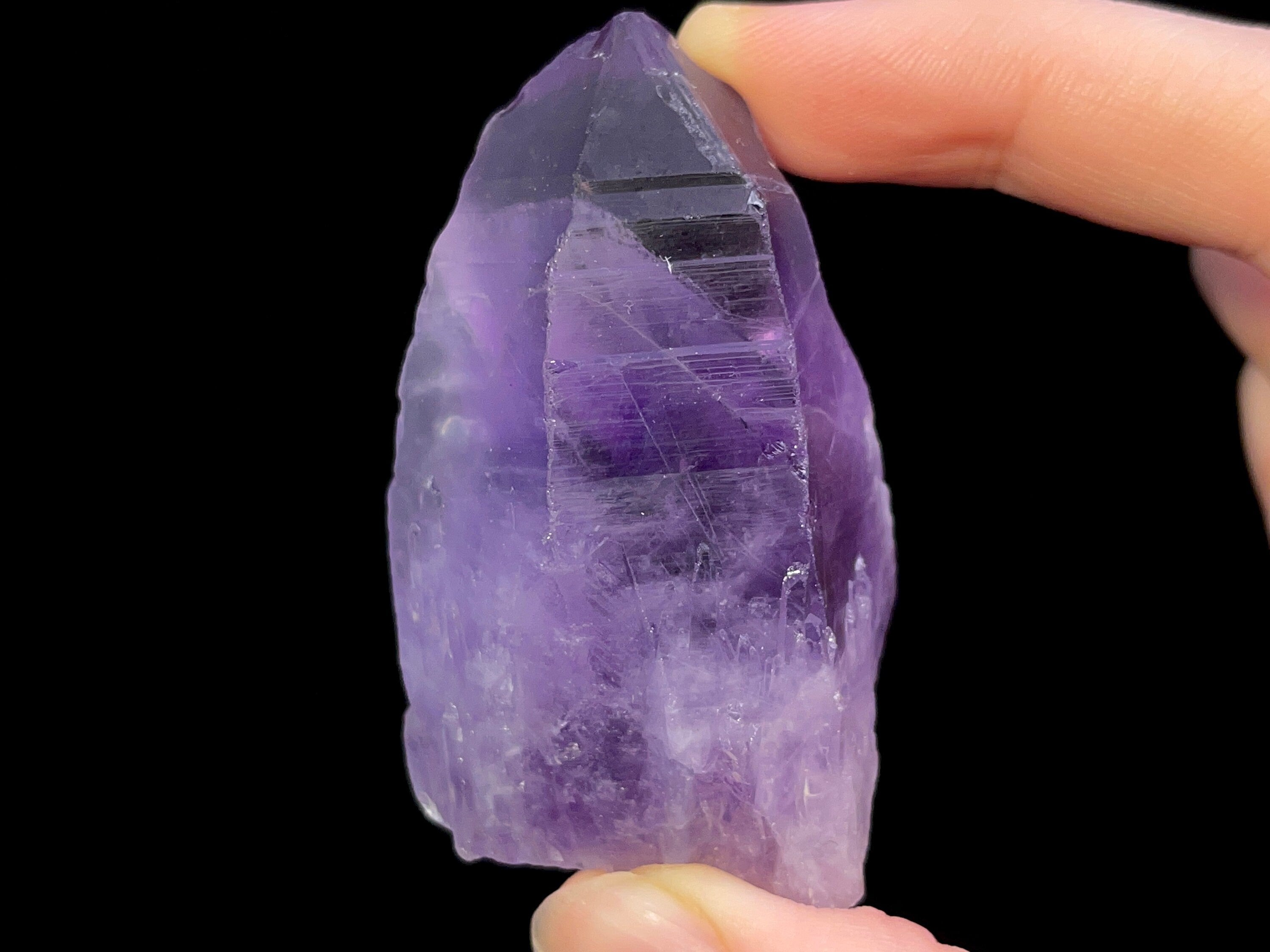 Natural Raw Amethyst Crystal - February Birthstone, Healing Stone, Unique Spiritual Gift for Women & Men, Boho Home Decor for Living Room, Bedroom, Office & Meditation Space
