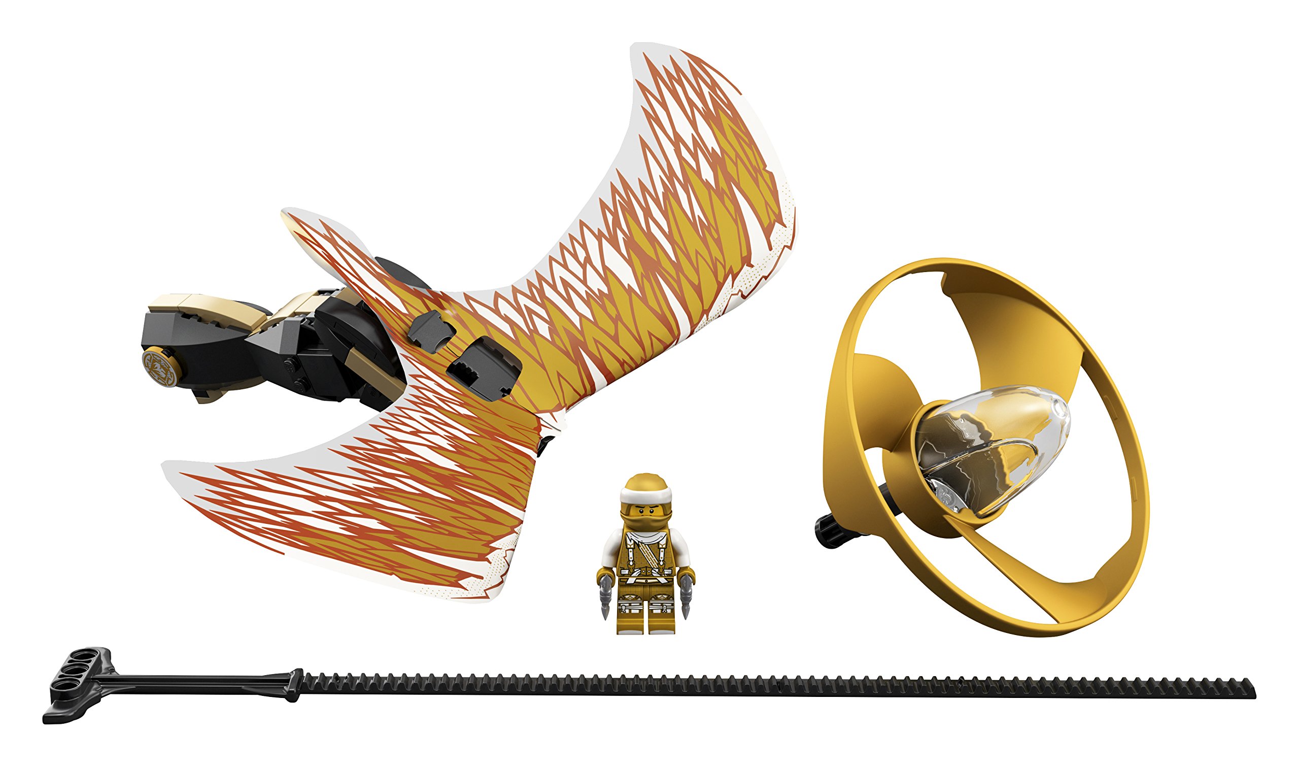 LEGO NINJAGO Golden Dragon Master 70644 Building Kit (92 Pieces) - Creative Construction Toy for Kids, Collectible Ninja Playset for Birthday Gifts & Home Decoration