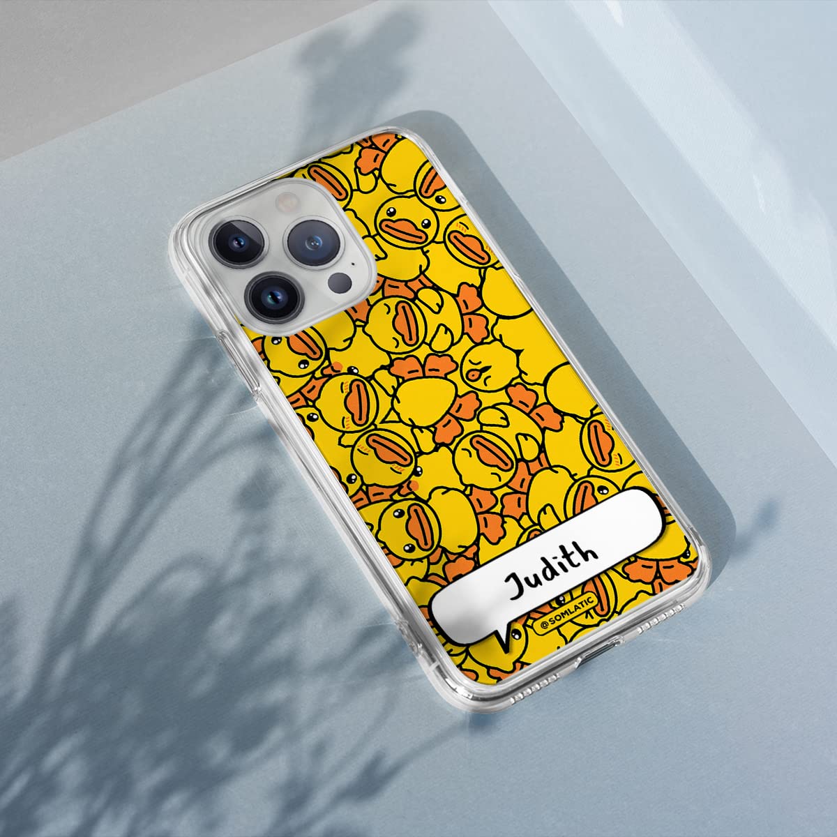 Custom Rubber Duck Phone Case - Funny Cute Duck Design Protective Cover for iPhone 16/15/14/13/12/11/XR/X/XS/8/7/Plus/Mini/Pro/Max - Perfect Gift for Men Women Kids - Great for Bath Time, Pool Parties & Summer Fun