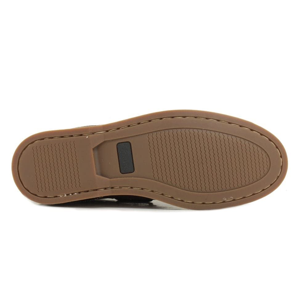 Loake Men's Lymington Brown Leather Boat Shoes - Classic Deck Shoes for Sailing, Casual Wear & Summer Outfits