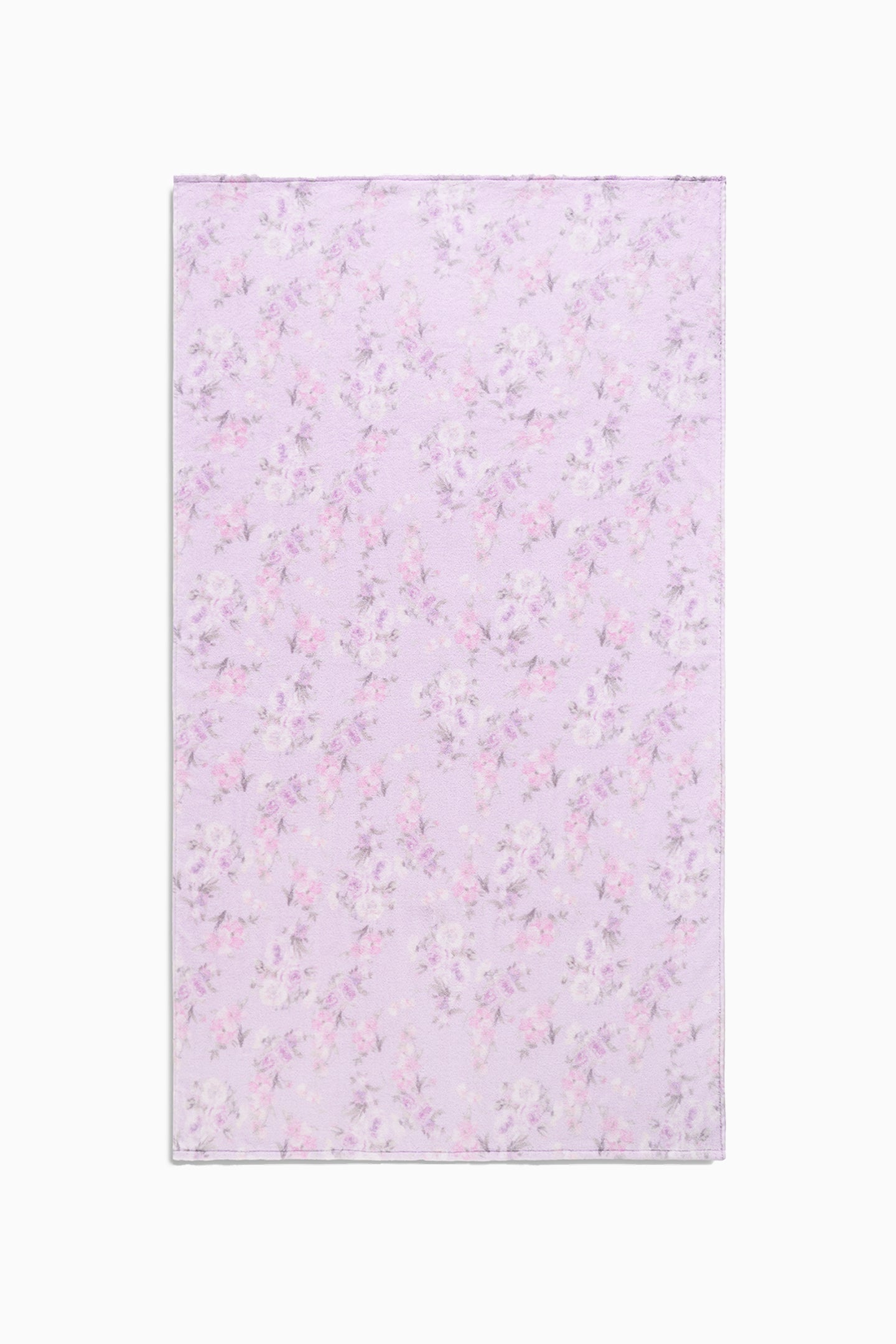 Premium Cotton Beach Towel with Fragrant Hibiscus Print - Soft, Absorbent & Quick-Drying for Pool, Beach, Yoga & Travel