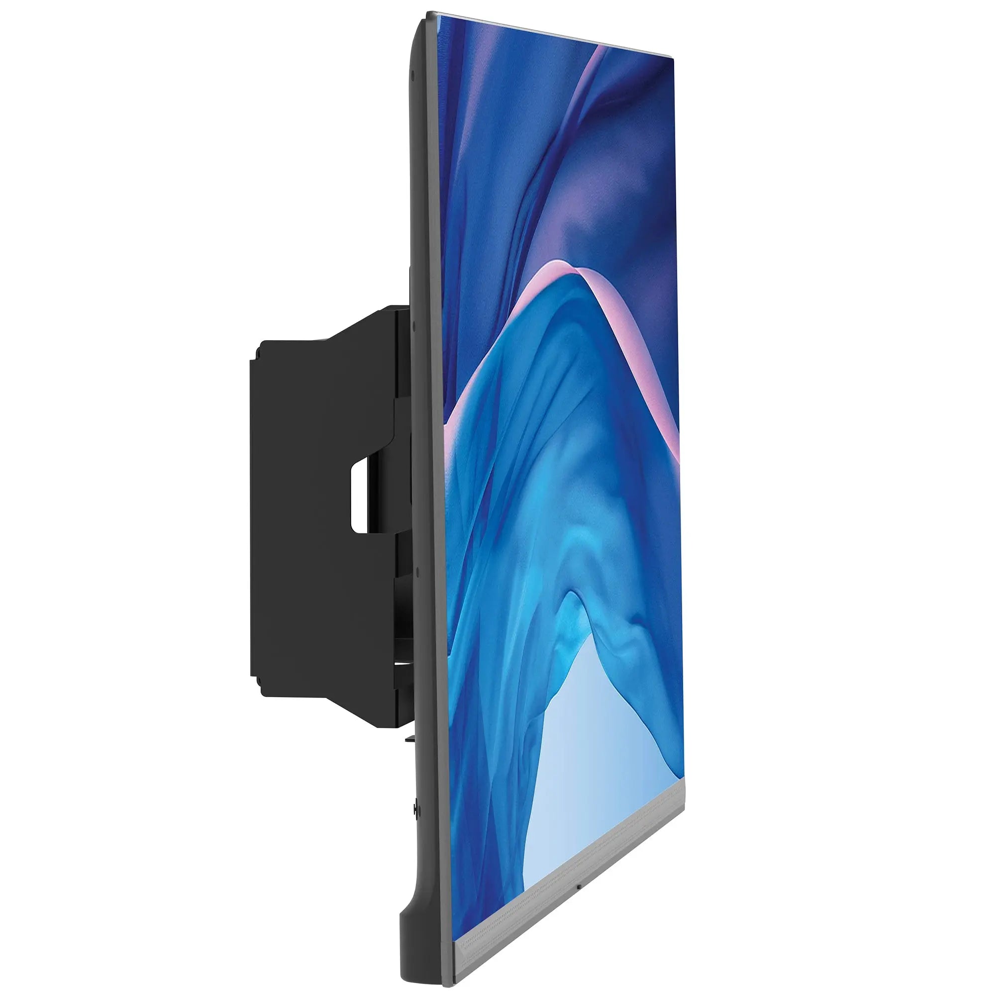 Universal TV and Monitor Wall Mount Bracket with Built-in Storage Shelf - Perfect for Living Room, Bedroom, and Office Organization
