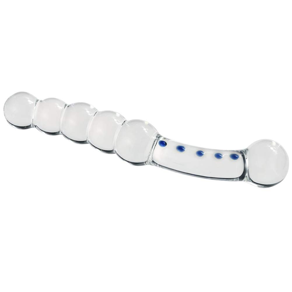 Premium Crystal Anal Beads & Double Glass Anal Plug for Men & Women – Sensual Pleasure & Prostate Massage – Perfect for Couples Play & Solo Exploration