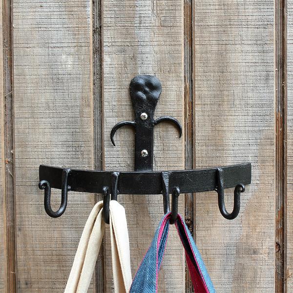 Heavy Duty Garden Tool Brackets - Wall Mount Organizer for Shovels, Rakes & Hoes - Durable Steel Storage Hooks for Garage, Shed & Outdoor Use