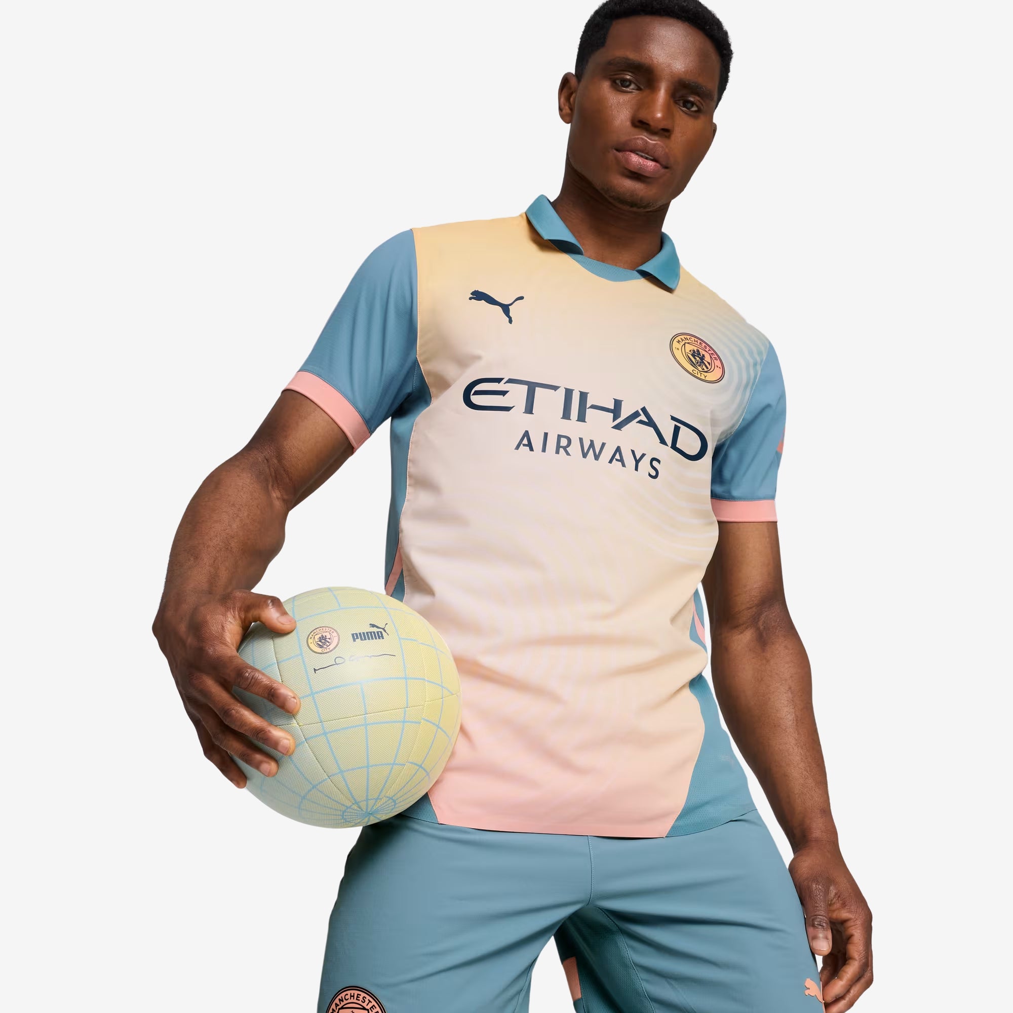 PUMA Manchester City 2024/25 Match Fourth Jersey - Official Football Shirt for Fans & Players - Perfect for Matchdays, Training & Casual Wear