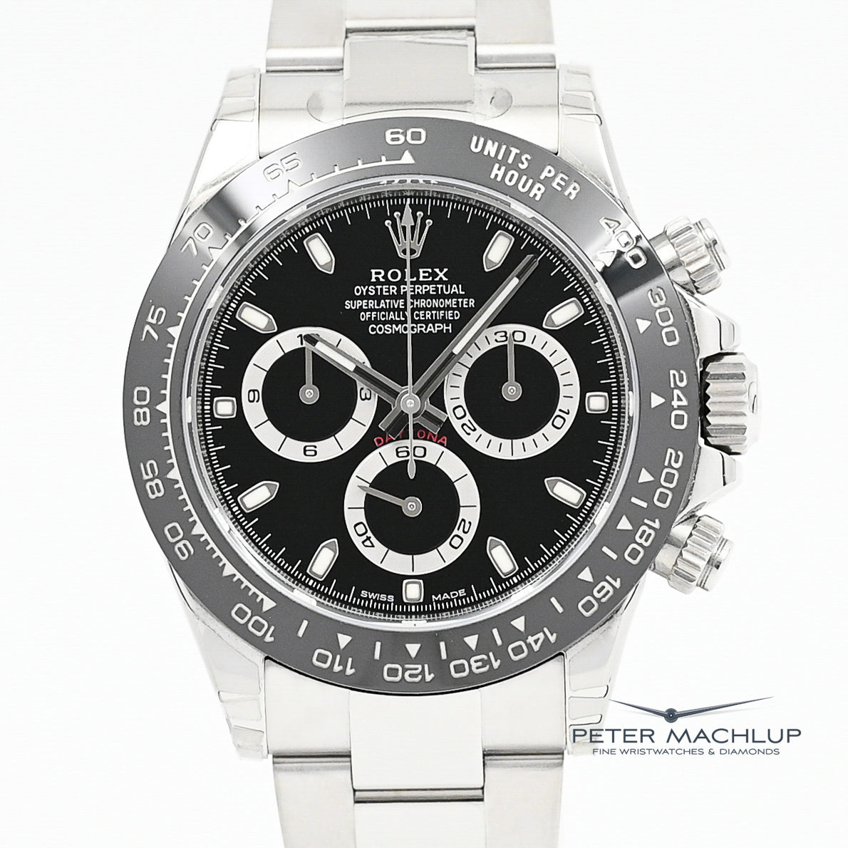 Authentic Rolex Cosmograph Daytona 2018 Men's Luxury Watch - Stainless Steel, Black Dial, Chronograph - Perfect for Business, Gifting & Special Occasions