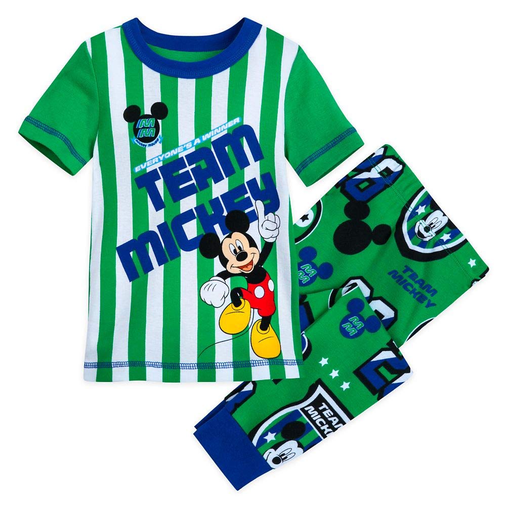 Disney Mickey Mouse Pajama Set for Boys - Soft Cotton Sleepwear with Fun Print - Perfect for Bedtime, Lounging & Sleepovers