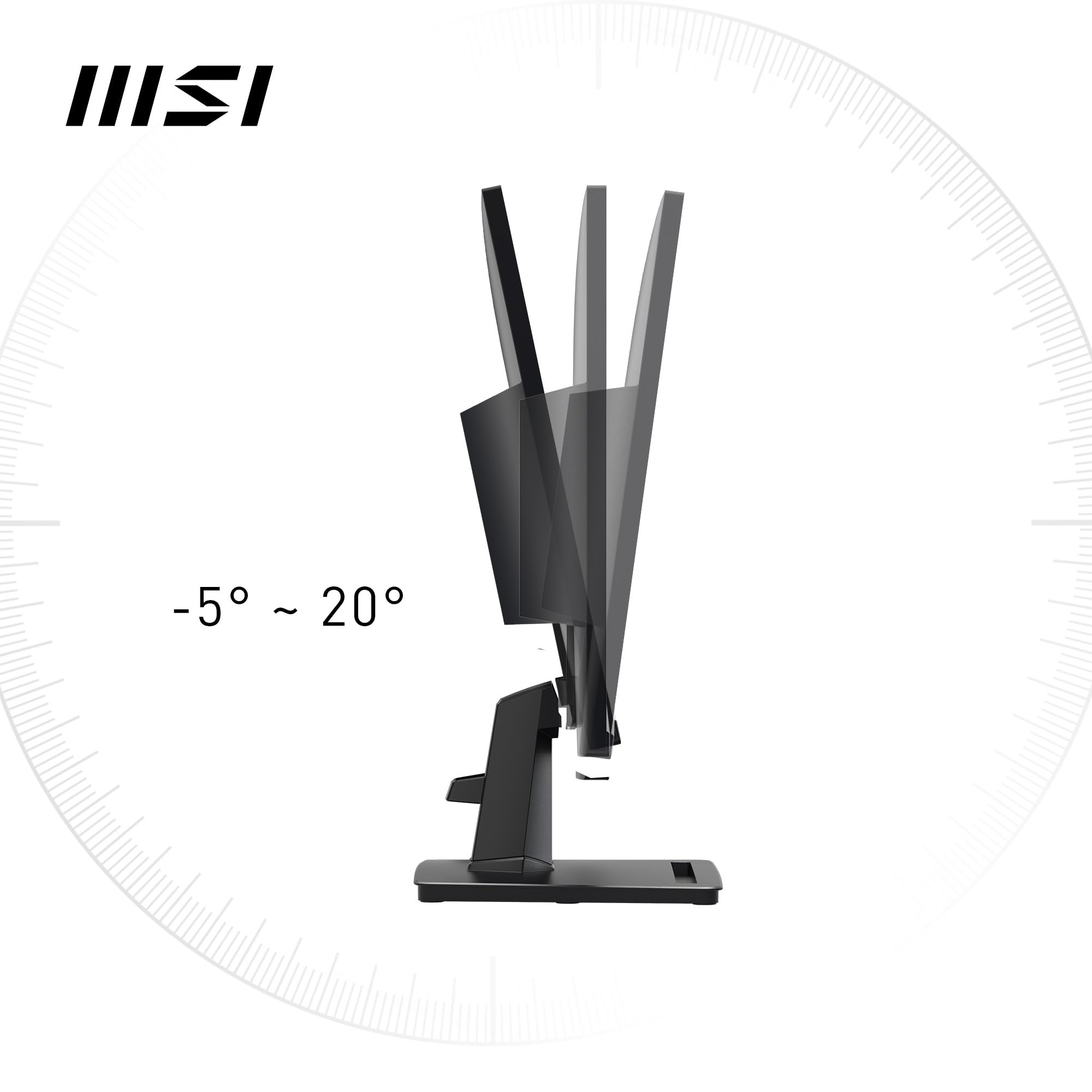 MSI PRO MP275 27 Inch Full HD Office Monitor - 1920x1080 IPS Panel, 100Hz Refresh Rate, Flicker-Free Technology, Built-in Speakers, Tilt Adjustable Stand - HDMI 1.4b & VGA Ports for Home Office, Gaming, and Productivity Workstations