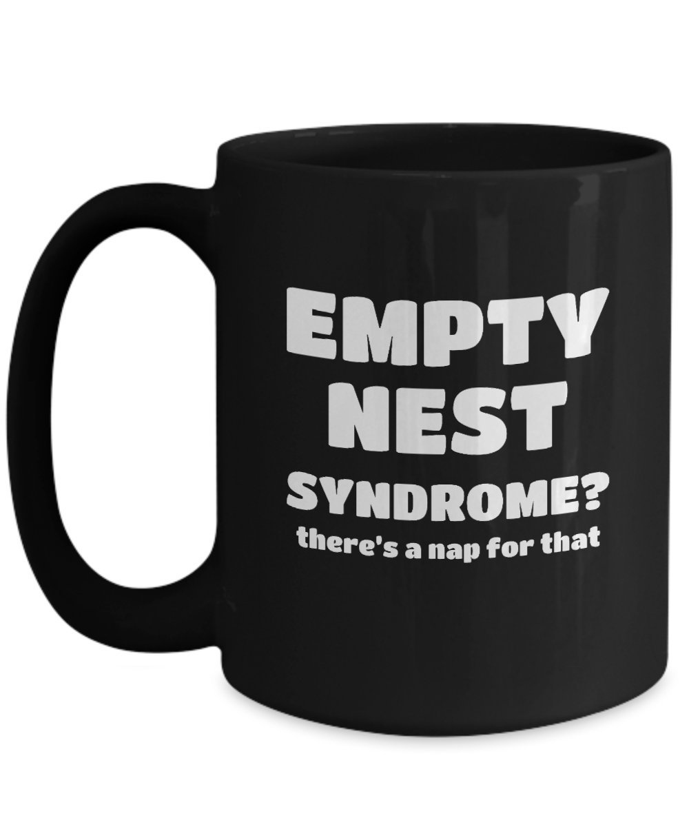 Funny Empty Nester Coffee Mug - Best Retirement & College Leaving Gift for Women & Men - 'There's A Nap For That' Humor - Perfect for Empty Nest Syndrome, Office Gifts & Relaxing Moments