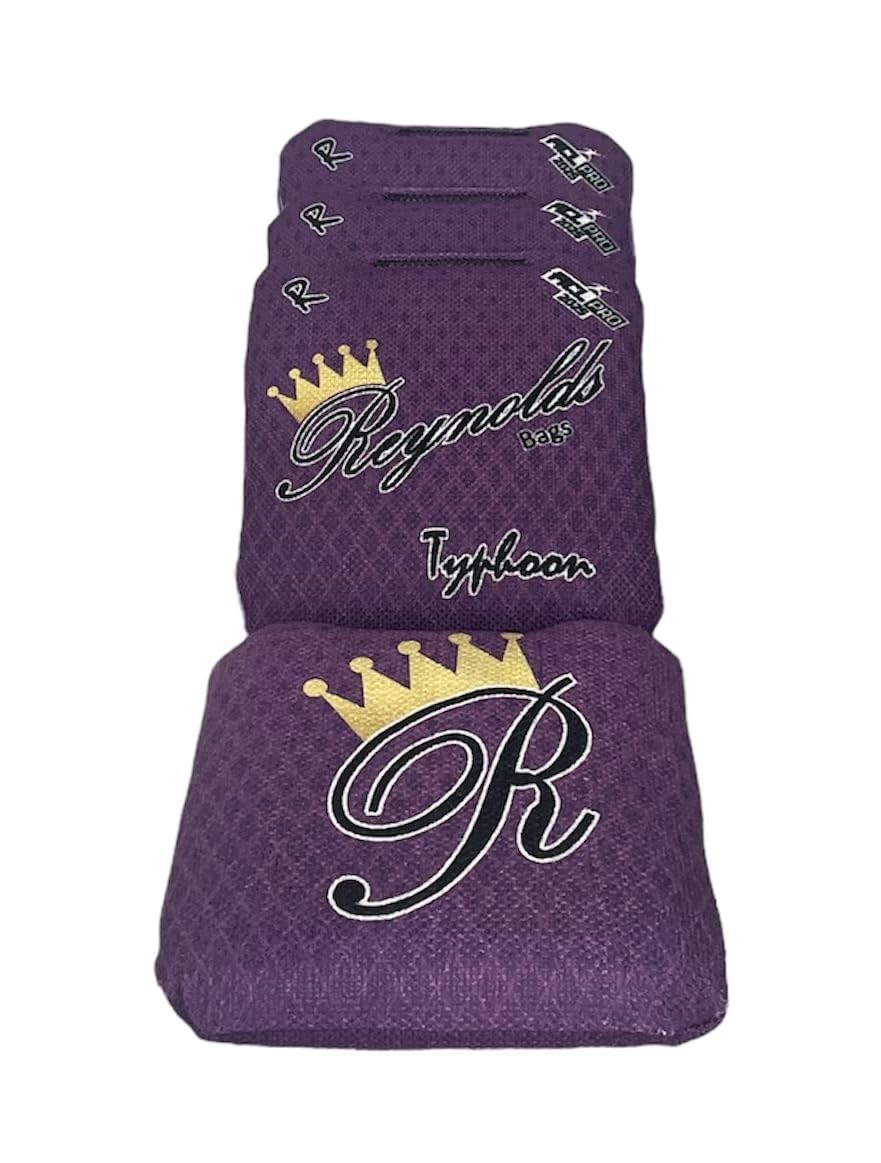 Reynolds Cornhole Bags - Typhoon - ACL Pro Approved - Set of 4 - Premium Cornhole Game Accessories for Outdoor Parties, Tailgating & Backyard Fun