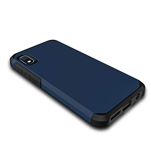 Shockproof Hybrid Dual Layer Protective Case for Samsung Galaxy A10E - Navy Blue | Slim Fit Full Body Cover with Military-Grade Drop Protection | Perfect for Outdoor Activities, Work & Daily Use