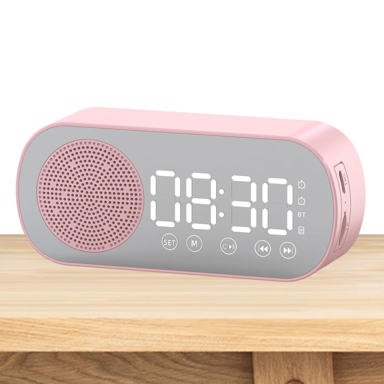 Digital Alarm Clock with FM Radio - Large LED Display, Adjustable Brightness & Snooze Function for Bedroom, Office, Nightstand | Perfect for Home, Travel & Gift Giving