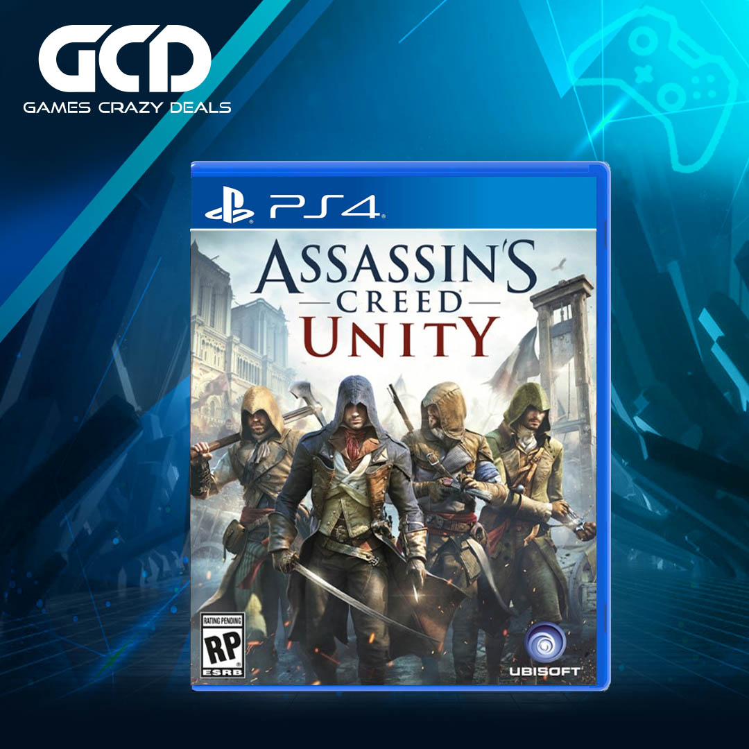 PS4 Assassin's Creed Unity Game (Region Free) - Action-Adventure Historical RPG for PlayStation 4 - Perfect for Solo Gaming & Collectors