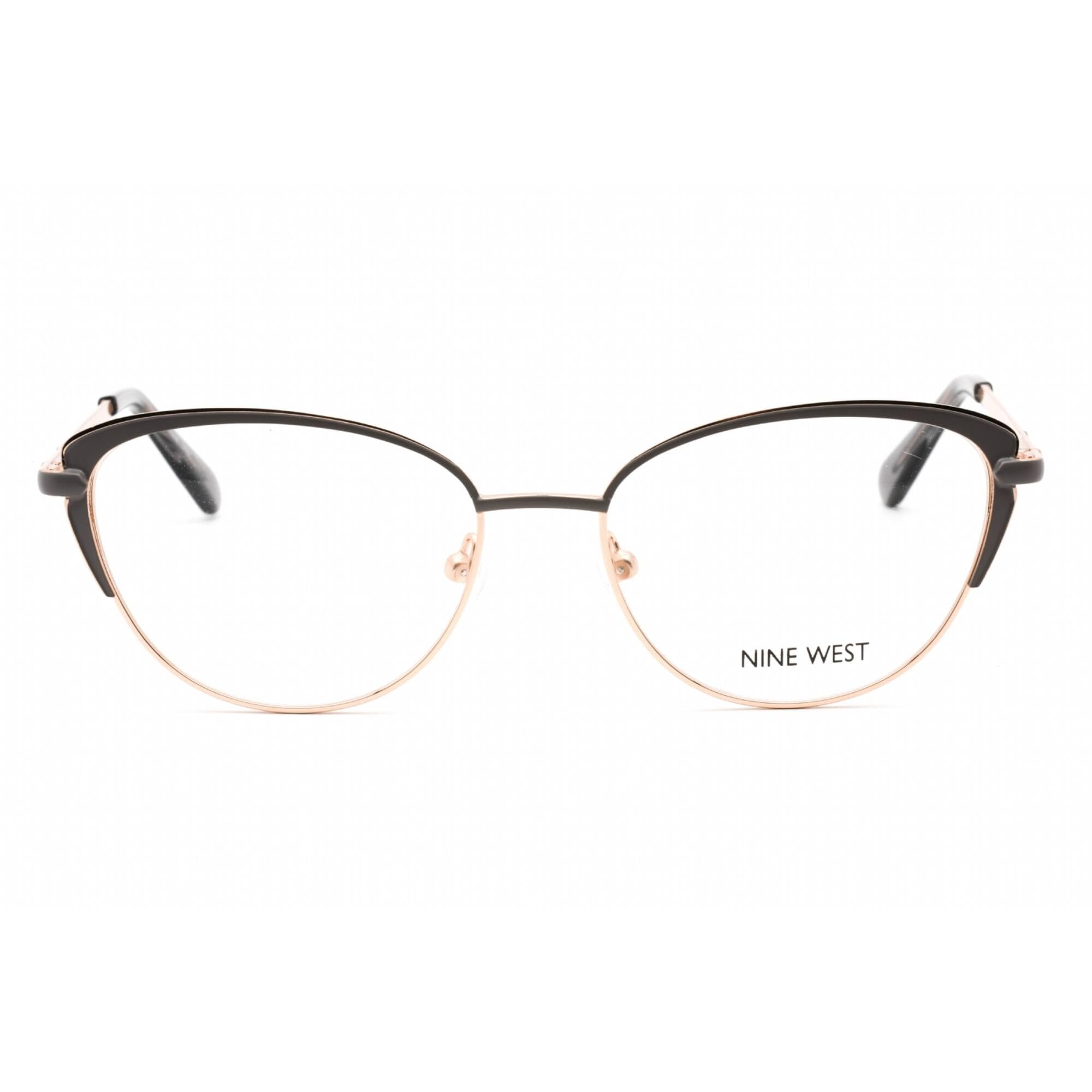 Nine West NW 1104 014 Grey/Rose Gold Eyeglasses - Stylish Women's Fashion Frames for Work & Everyday Wear