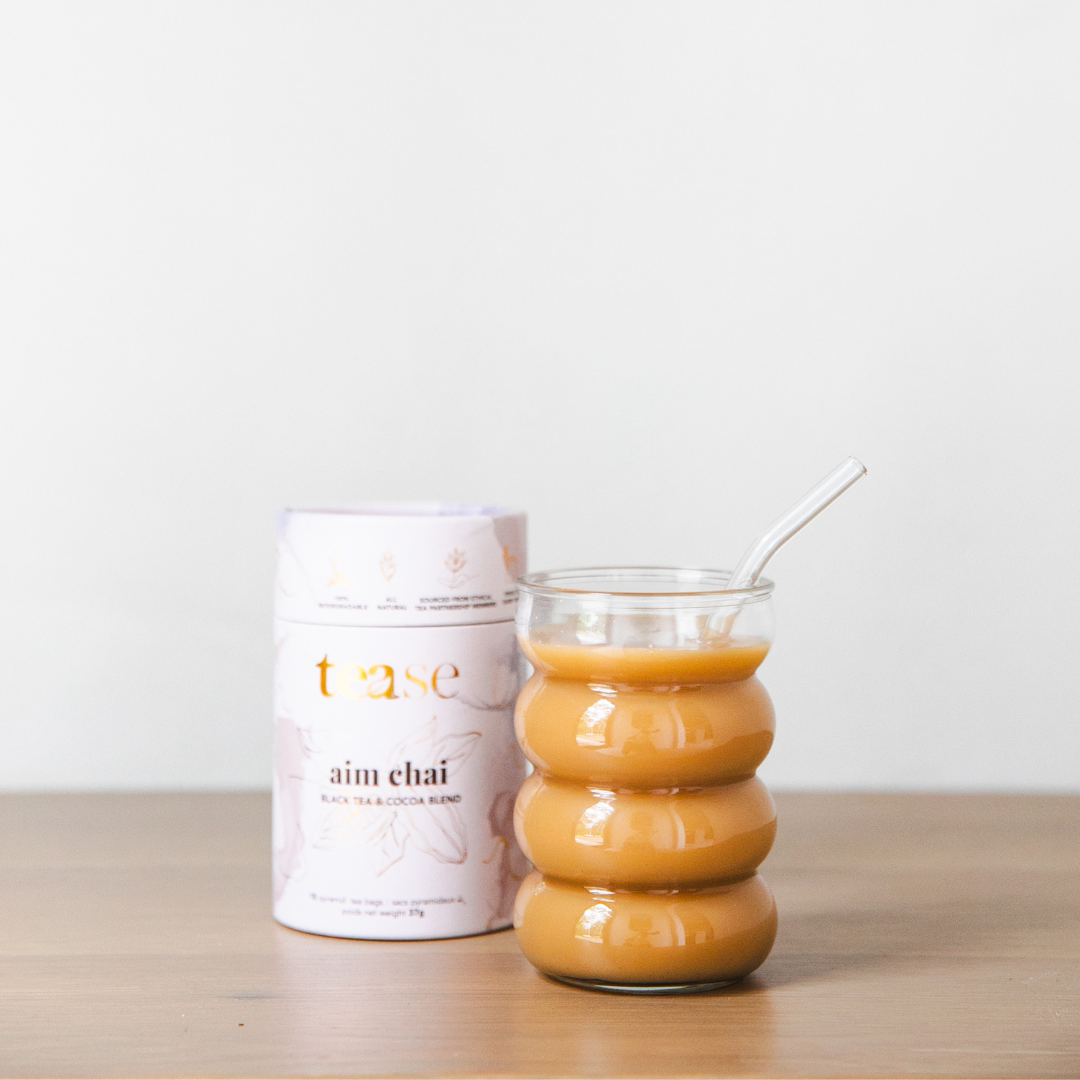 Premium Tease Aim Chai Tea - Authentic Herbal Blend for Relaxation & Wellness | Perfect for Stress Relief, Meditation & Daily Detox