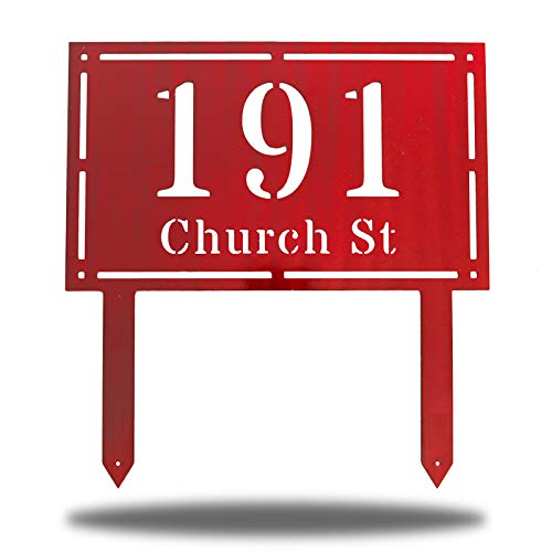 Riverside Designs Heavy-Duty Metal Yard Stake Sign - 28