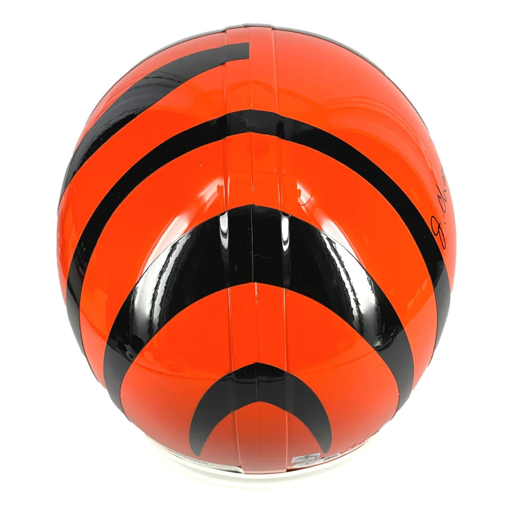 Ja'marr Chase Autographed Cincinnati Bengals Full Size Helmet with BAS COA - Signed NFL Collectible for Fans, Memorabilia Display & Sports Room Decor
