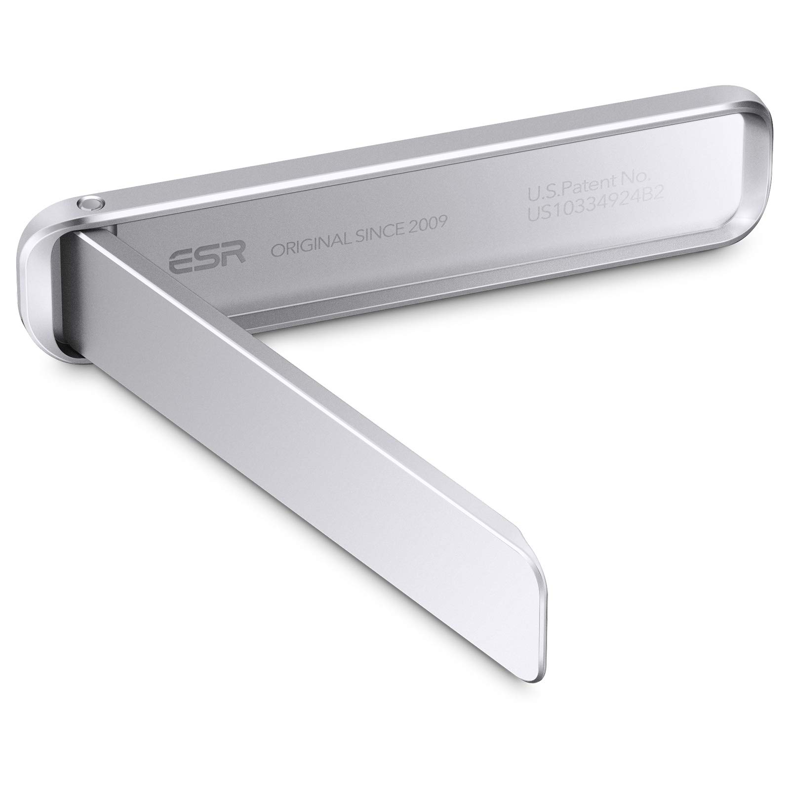 ESR Boost Phone Kickstand - Adjustable Angle Vertical & Horizontal Stand for iPhone 16/16 Plus/16 Pro/16 Pro Max, iPhone 15/14/13/12 Series, Samsung Galaxy S25/S24/S23/S22/S21 (Silver) - Perfect for Watching Videos, Video Calls & Hands-Free Viewing