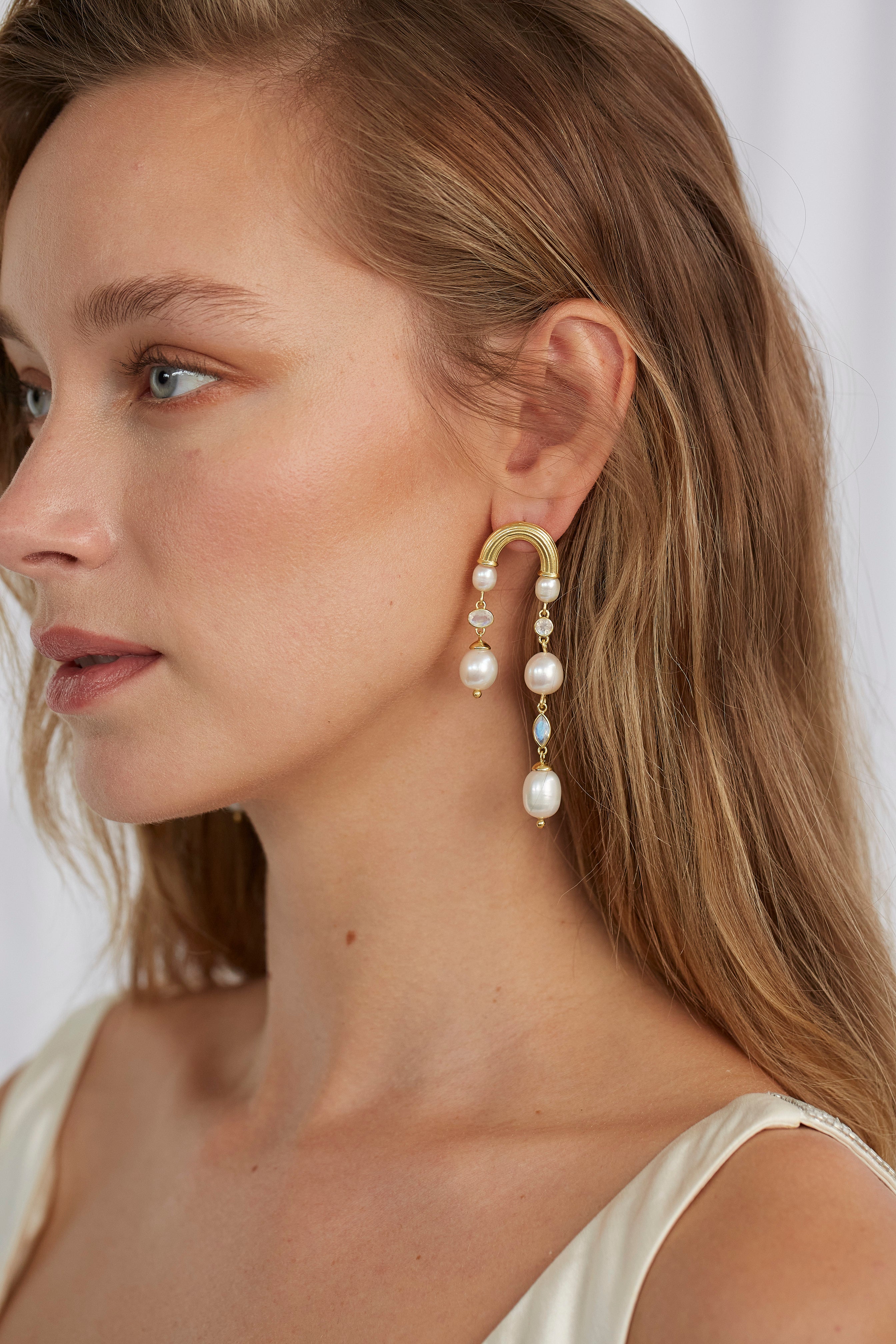 Florence Gold Earrings for Women - 14K Solid Gold Hoop Earrings, Minimalist Dainty Jewelry Gift for Her - Perfect for Everyday Wear, Parties & Special Occasions