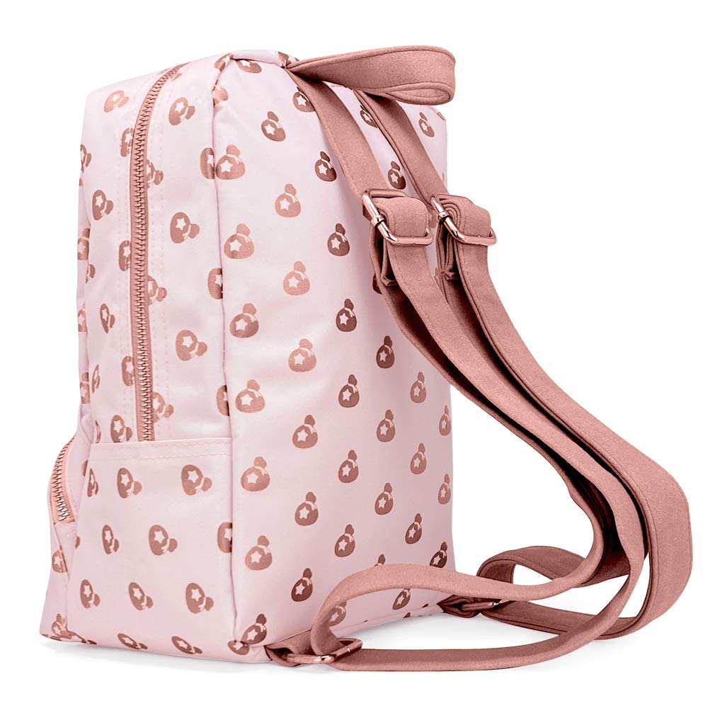 Official Nintendo Animal Crossing Collectors Set - Rose Gold Island Mini Backpack Switch Case, Celeste Floral Knit Beanie & Lapel Pins for Nintendo Switch | Perfect for Gaming, Cosplay & Collectors
