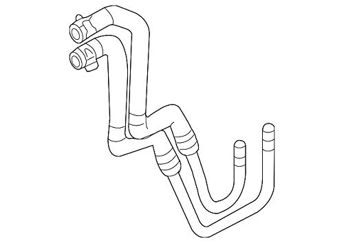 Ford AG1Z-7R081-D Automatic Transmission Oil Cooler Hose - Replacement Part for Ford Vehicles - Perfect for Transmission Maintenance & Repair