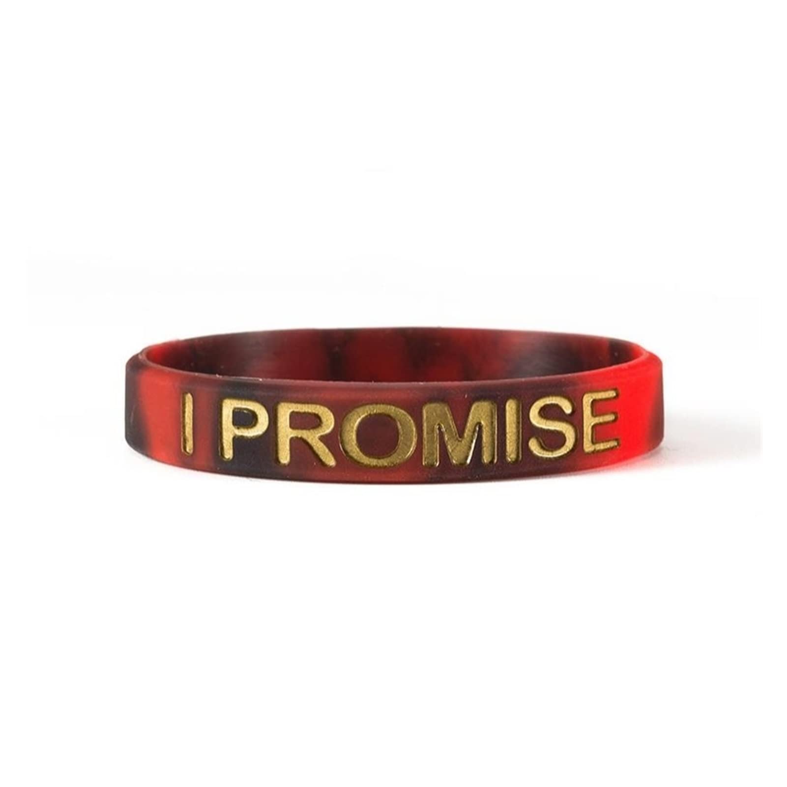 PJRYC Silicone Basketball Wristband for Men - Durable Rubber Sports Bracelet with Metal Color (Red/Black) - Perfect for Games, Training & Team Spirit