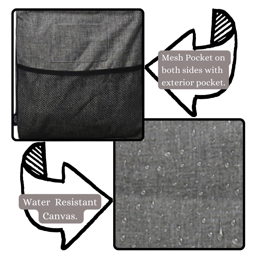 NGIL Extra Large Reusable Grocery Bags - Heavy Duty Foldable Shopping Tote for Groceries, Storage, Picnic, Beach, Travel & Camping - Eco-Friendly Collapsible Market Bag (Set of 2)