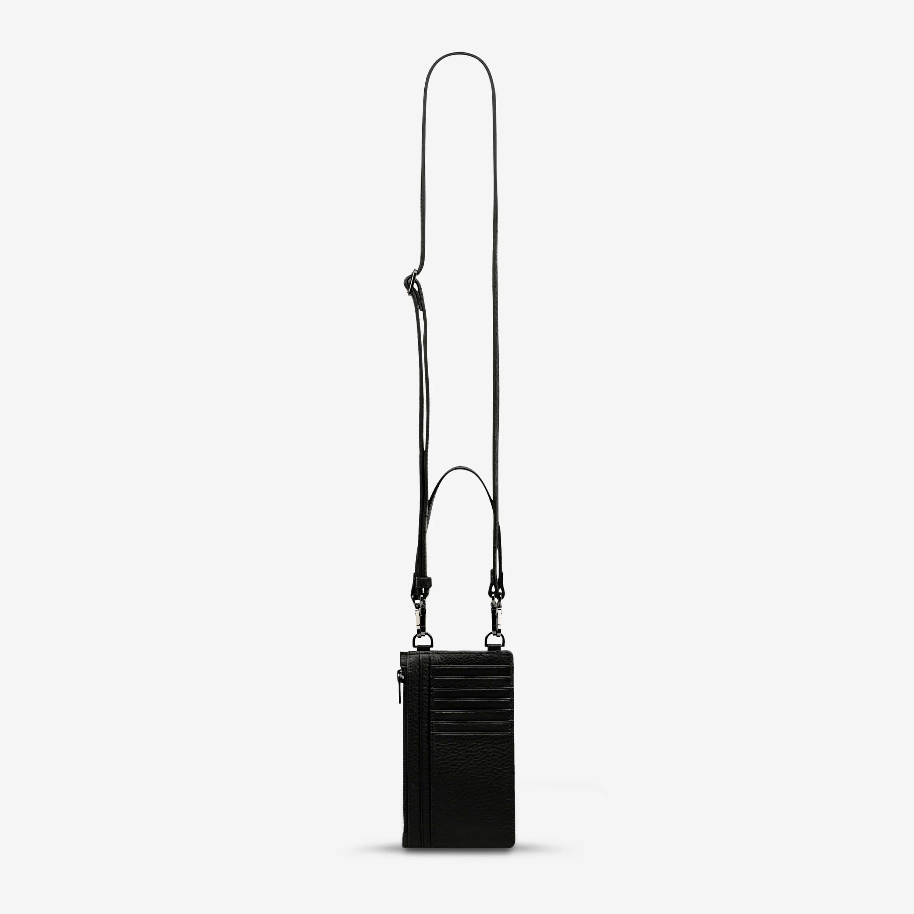 Status Anxiety Voyager Bag - Stylish Black Crossbody Bag for Women | Perfect for Travel, Work & Everyday Use