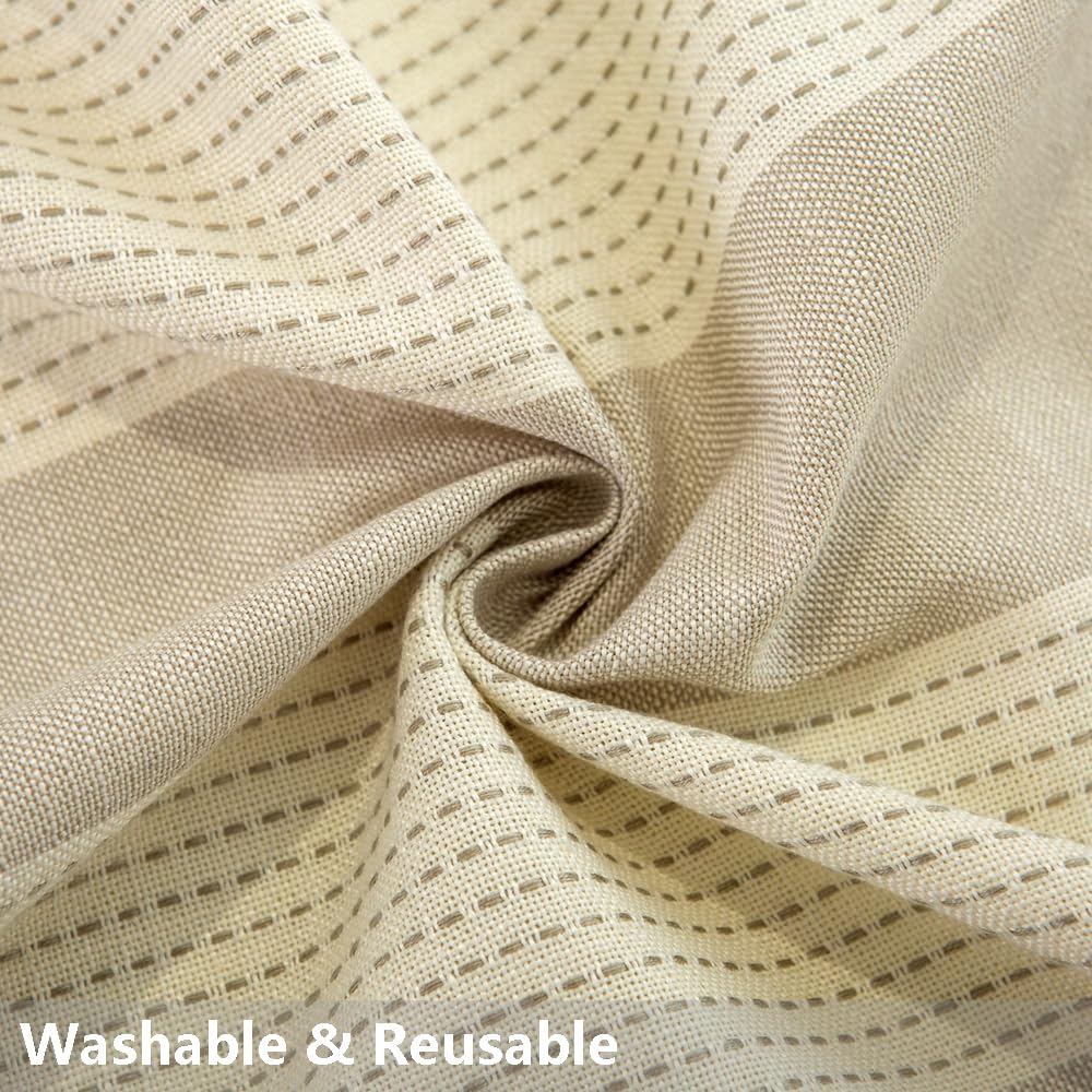 TruDelve Grey Cotton Tablecloth - 70