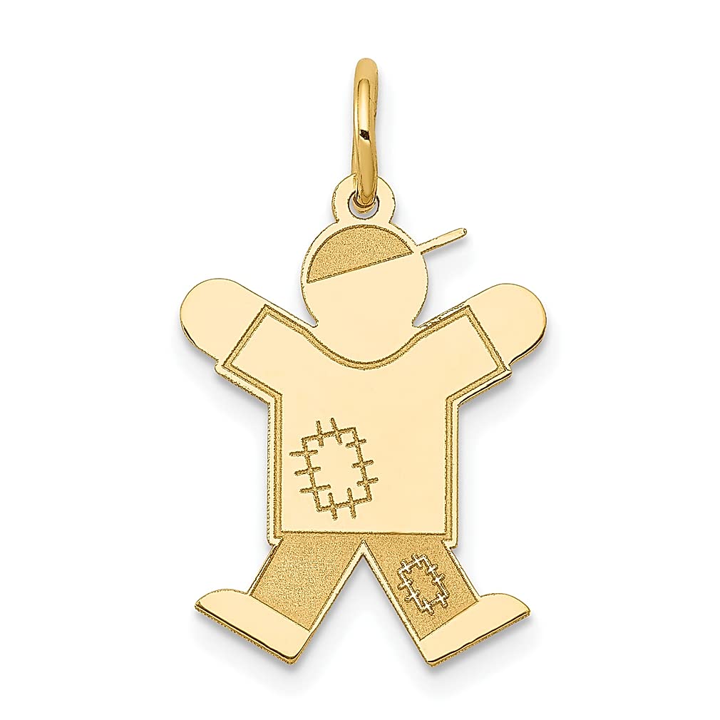 14K Gold Baby Charm Necklace - Elegant Jewelry Gift for Women & Moms