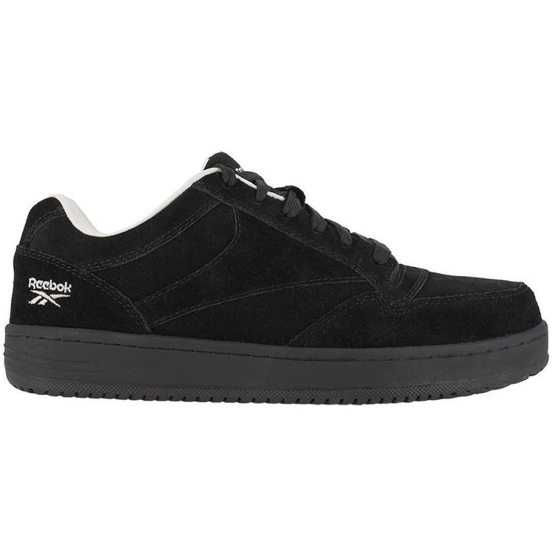 Soyay Steel Toe Athletic Work Shoes for Men - Black Safety Shoes for Construction, Warehouse & Outdoor Work | Non-Slip, Comfortable & Durable Work Boots