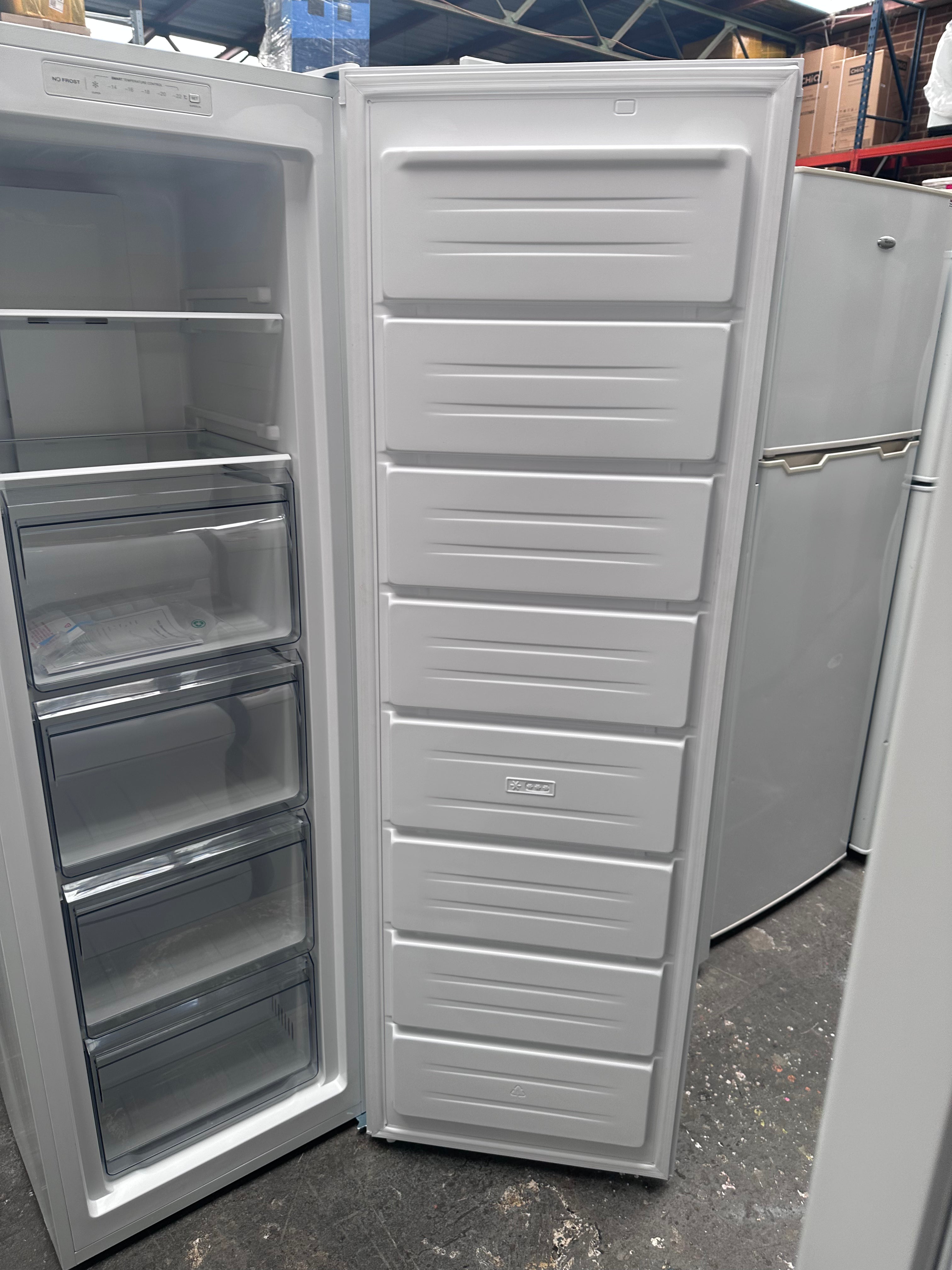 TCL 204L Vertical Freezer - Energy Efficient Upright Deep Freezer for Home, Garage or Basement | Factory Second | Perfect for Storing Meat, Frozen Foods & Bulk Groceries