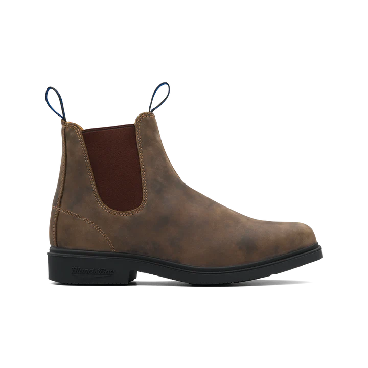 Blundstone 1391 Winter Thermal Boots - Rustic Brown Leather Chelsea Boots for Men & Women | Waterproof, Insulated for Cold Weather, Hiking & Outdoor Activities