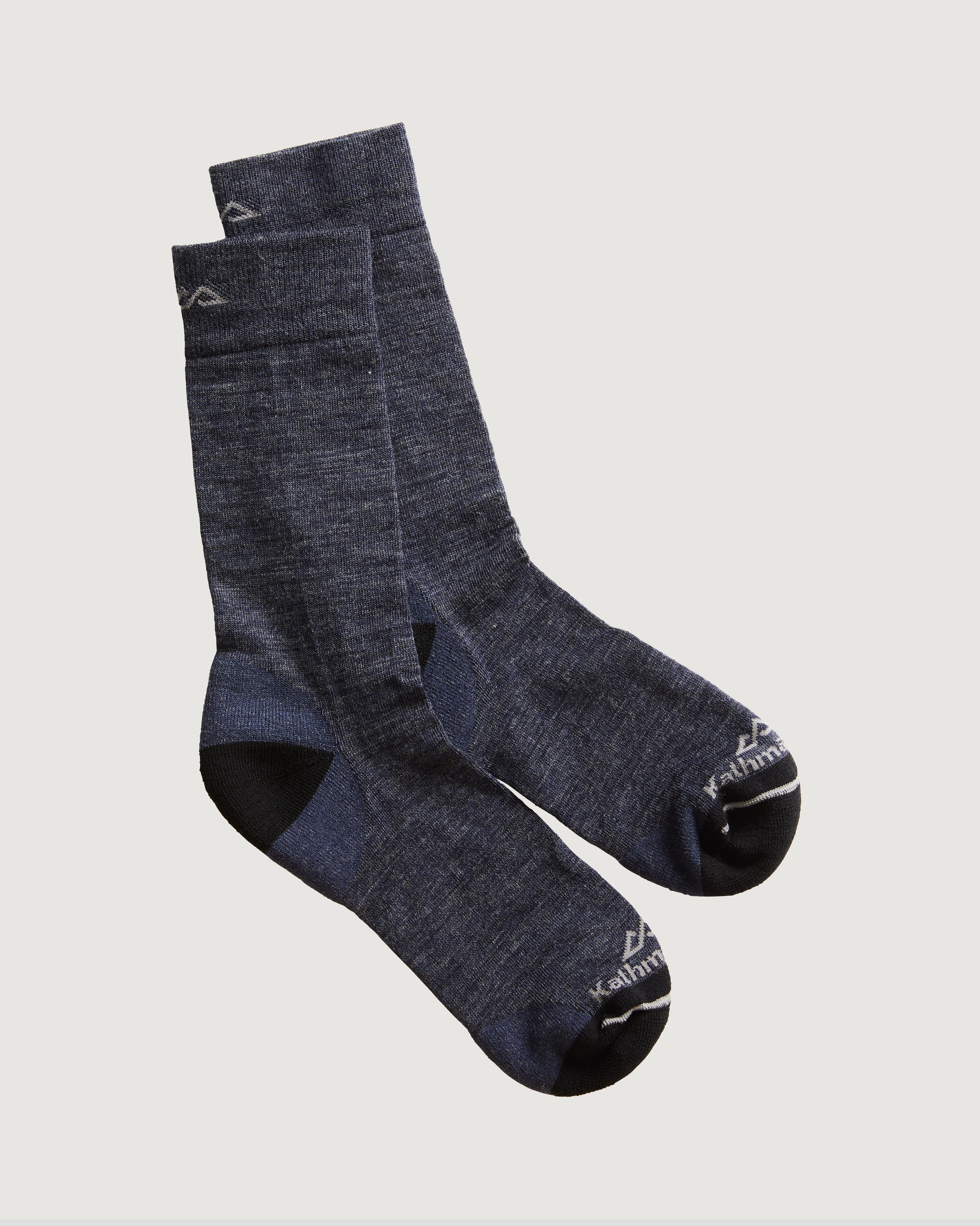 Premium Merino Wool Travel Socks for Men & Women - Dark Blue - Ultra Soft, Odor Resistant & Breathable - Perfect for Hiking, Camping & Long Flights