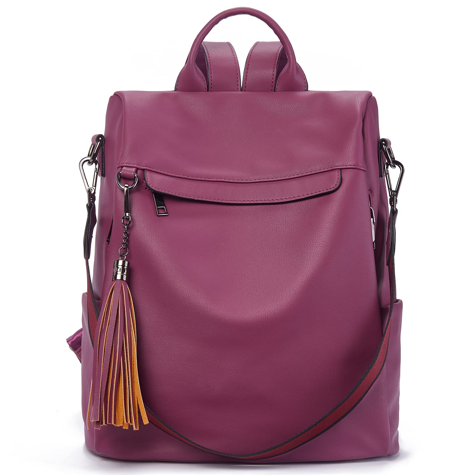 Anti-Theft PU Leather Backpack Purse for Women - Travel & Daily Use