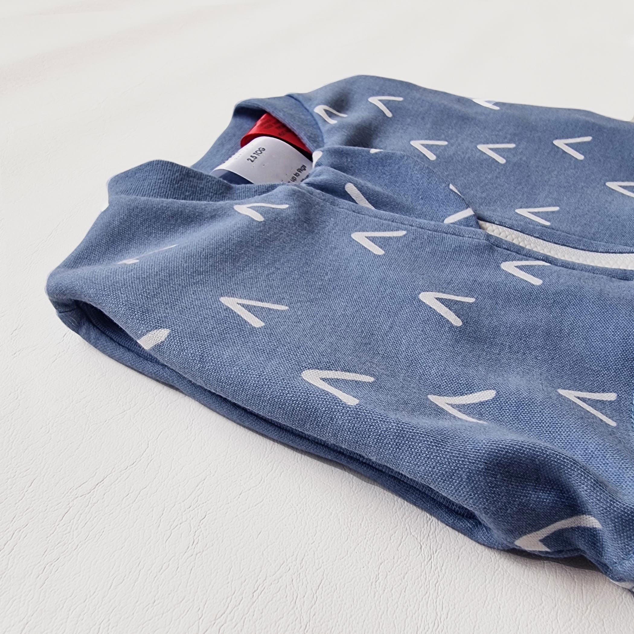 Nordic 2.5 TOG Swaddle Sleep Bag for Babies - Soft Denim Baby Sleeping Sack - Perfect for Nursery, Daycare & Travel
