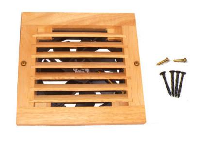 Coolerguys 120mm Oak Grill with High-Performance Cooling Fan - Perfect for PC Case Cooling & Computer Cabinet Ventilation