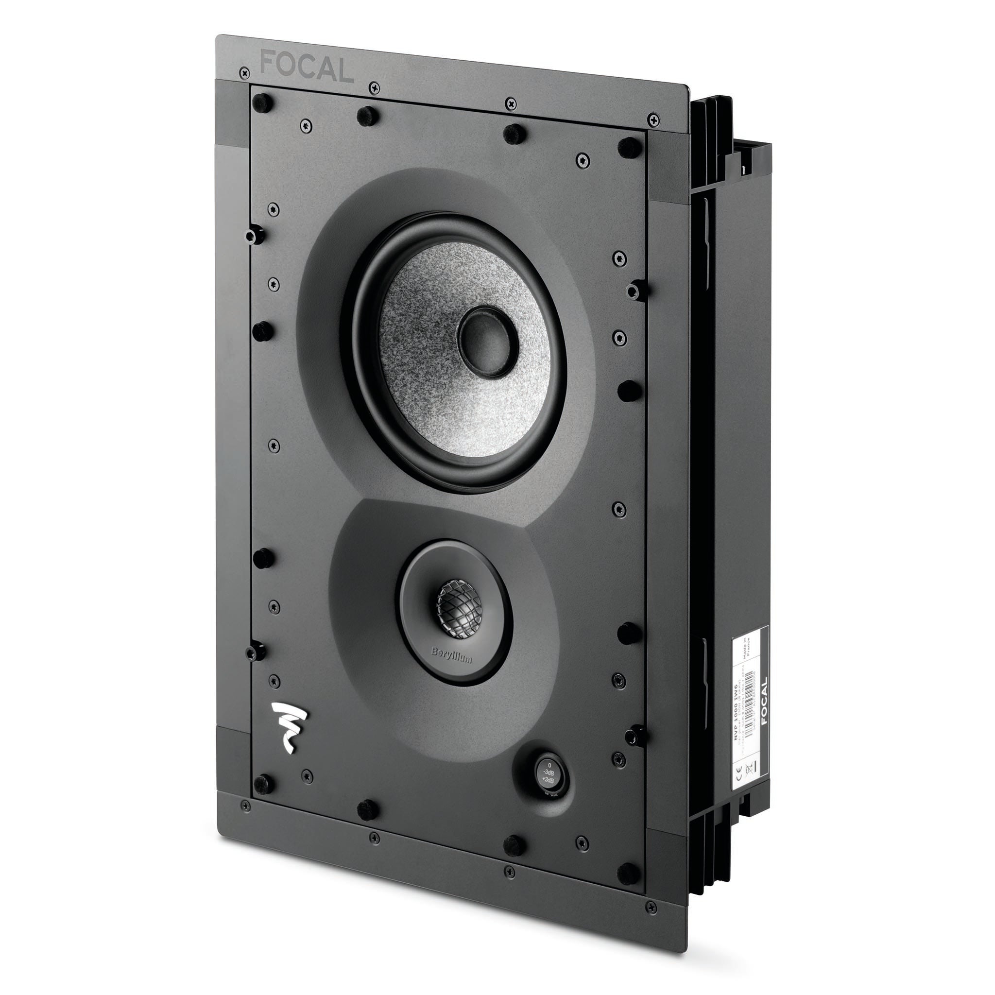 Focal 1000 IW6 In-Wall Speaker - High Performance Home Audio System for Living Room, Home Theater & Background Music (Each)