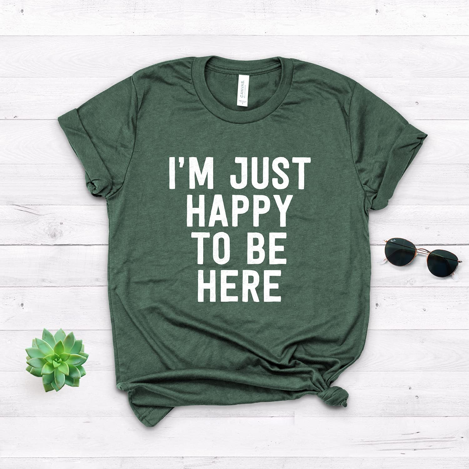 Choose Happy Shirt | Happy To Be Here T-Shirt | Choose Kind Tee | Kindness is Cool Unisex Top | Positive Message & Quotes | Casual Wear for Everyday Inspiration